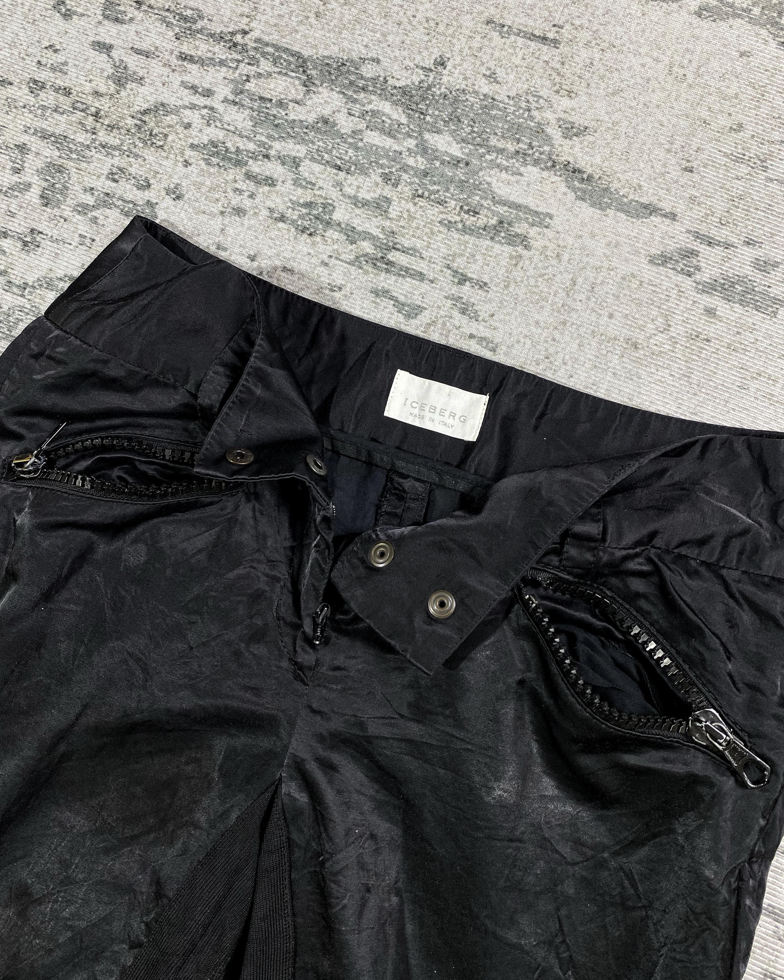 Iceberg 2000s Iceberg Crotch Biker Zip y2k Lgb Ifsix Size US 29 - 4 Thumbnail
