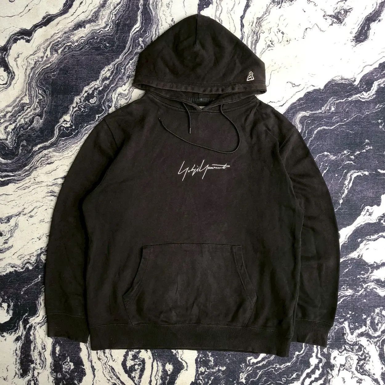 New Era x Yohji Yamamoto Embroidered Logo Hoodie