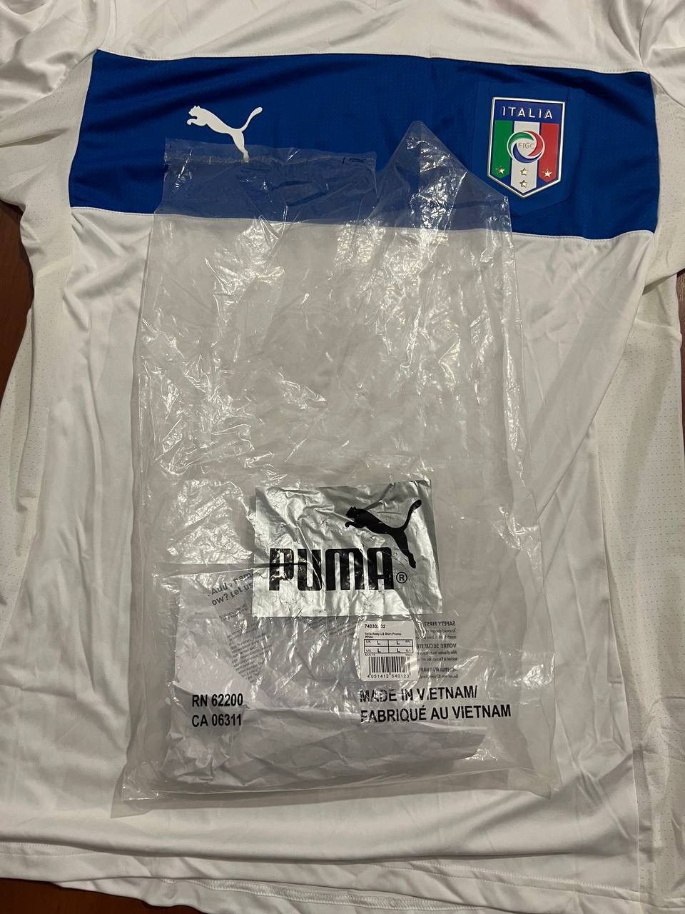 Puma NEW 2012/13 ITALY(ITALIA) TEAM AWAY SOCCER JERSEY SHIRT S Size US S / EU 44-46 / 1 - 14 Thumbnail