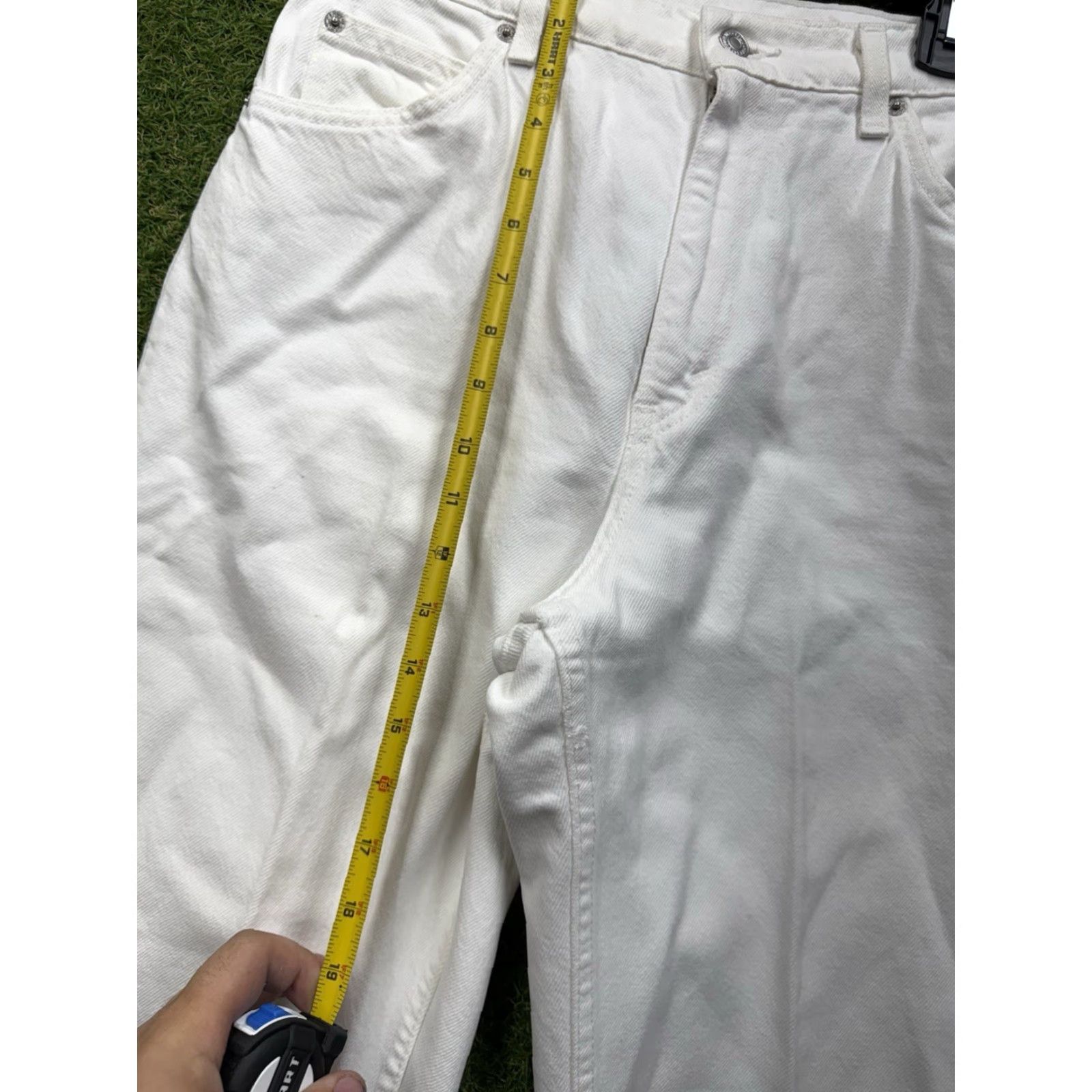 Levi's Levis Jeans 951 Womens 10 Short Relaxed Fit Tapered Leg Vintage Orange Tab 80s 90s USA Classic City Retro Designer Shirt? Size 32" / US 10 / IT 46 - 6 Thumbnail