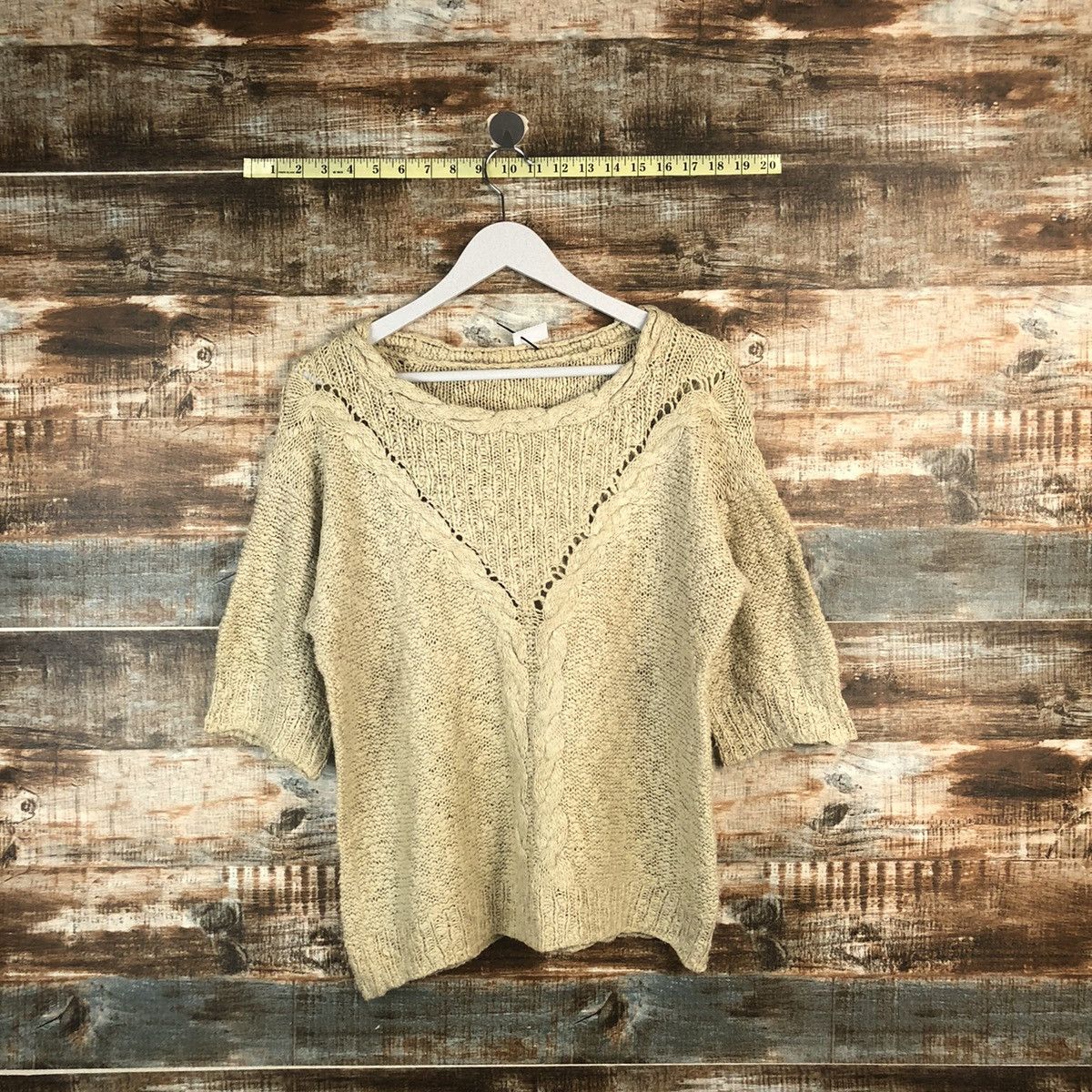 Homespun Knitwear × Japanese Brand Japanese Brand vintage Brown Knitwear #A2268 Size M / US 6-8 / IT 42-44 - 1 Thumbnail