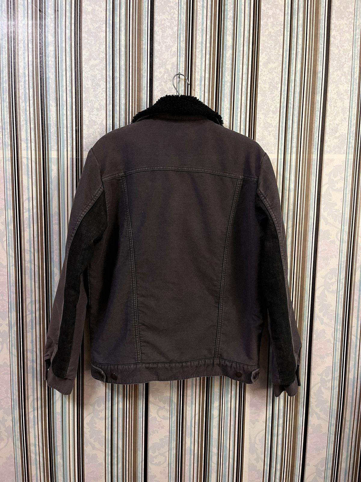 Wrangler 1990s denim attached faux fur #E5 Size US S / EU 44-46 / 1 - 5 Thumbnail