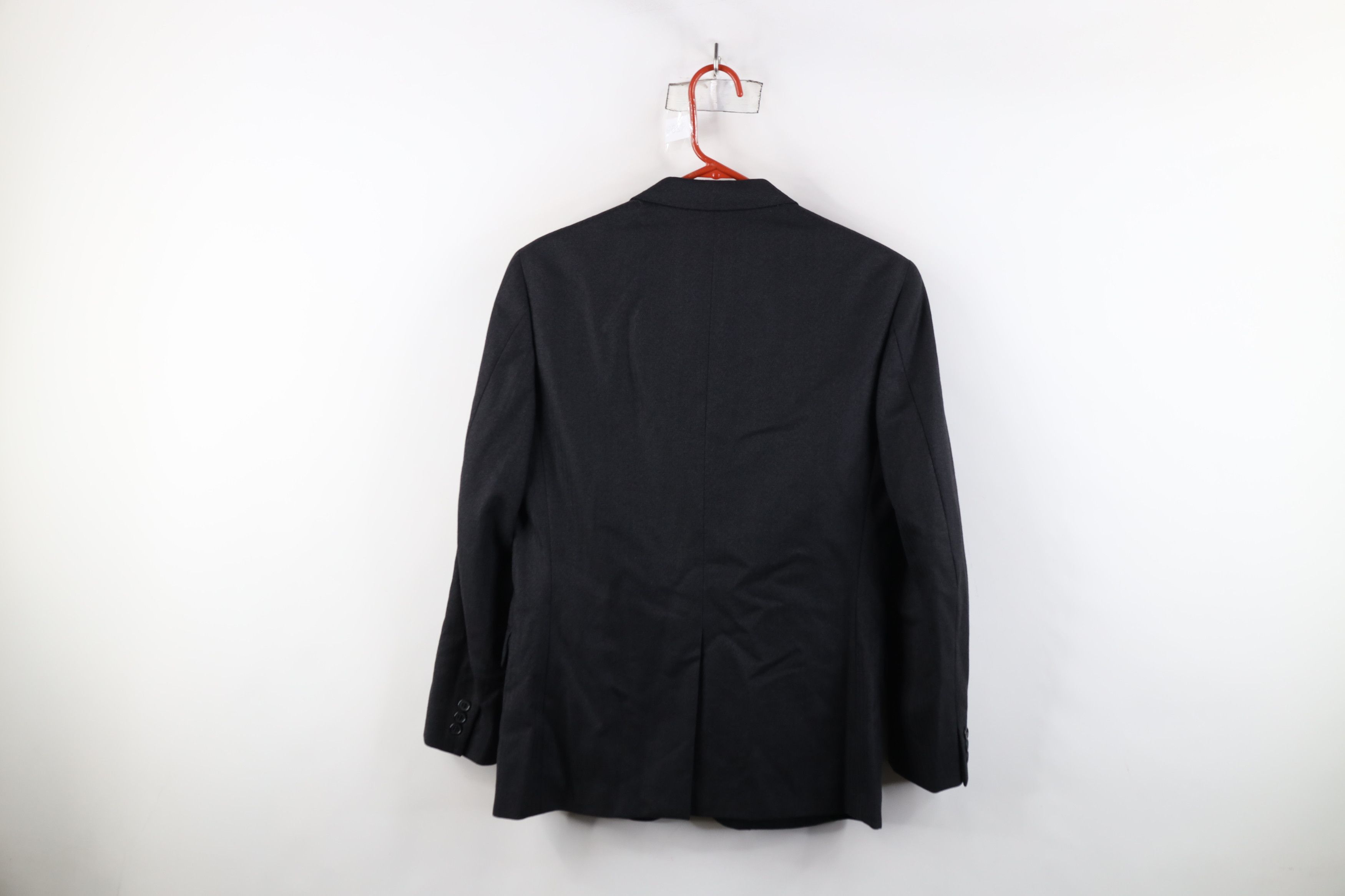 Vintage NOS Vintage 50s Suit Coat Blazer Jacket Charcoal Gray Size US L / EU 52-54 / 3 - 13 Thumbnail