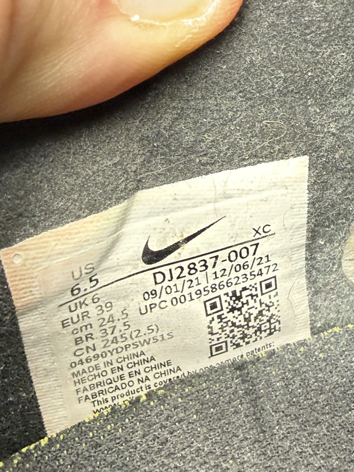 Nike Nike Mercurial Vapor 14 Elite FG Cleats US6.5 UK6 EUR39 Size US 6.5 / EU 39-40 - 14 Thumbnail