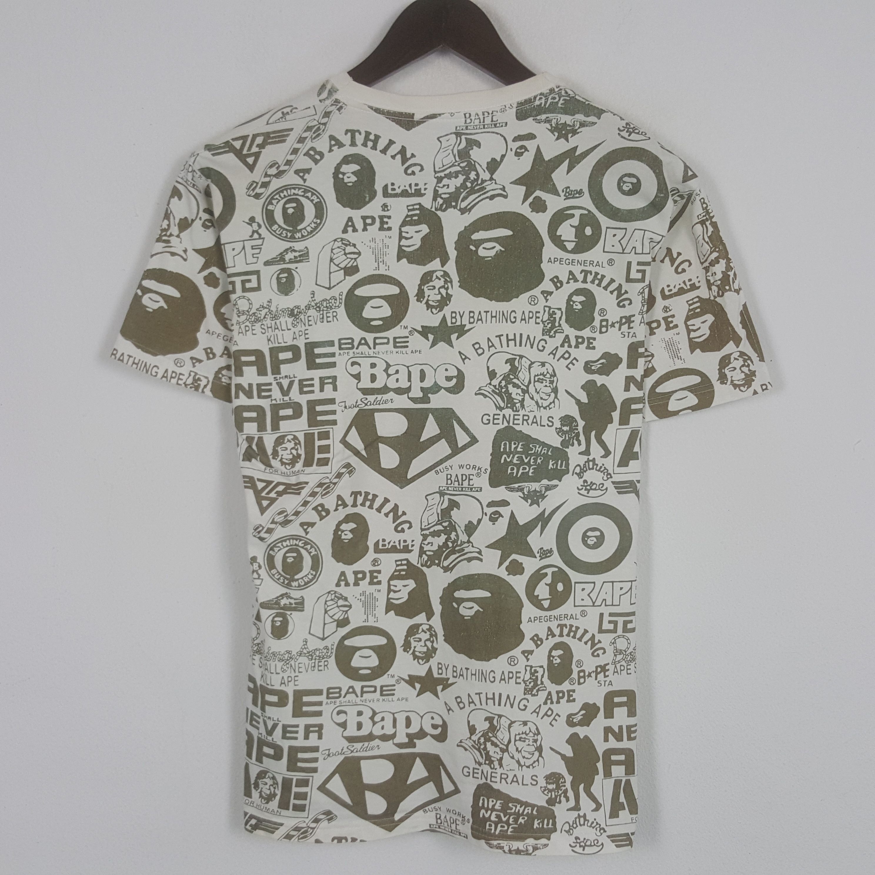 Japanese Brand × Vintage Vintage Bathing Ape Tshirt Size US M / EU 48-50 / 2 - 3 Thumbnail