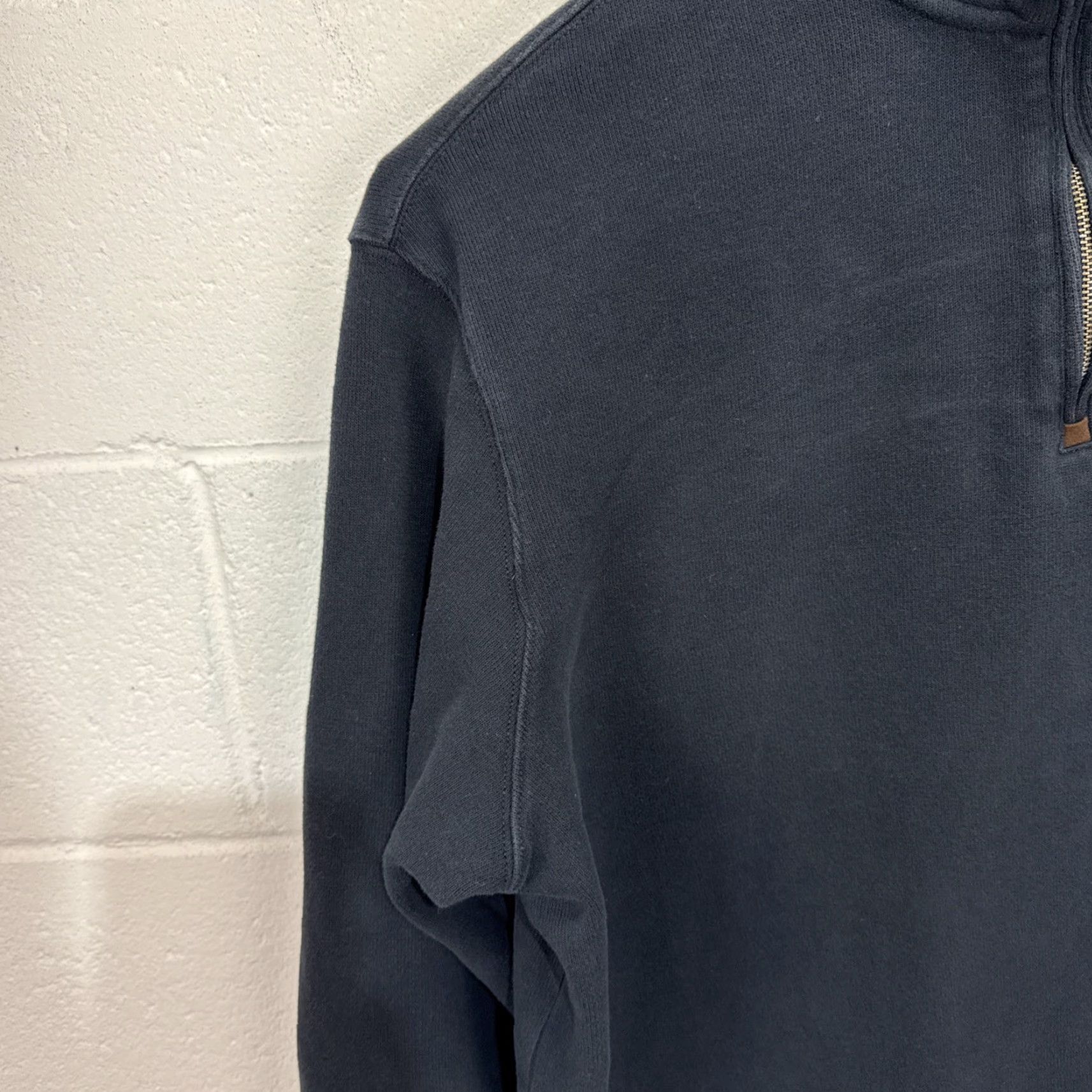 Ralph Lauren Polo Ralph Lauren Mens Black Long Sleeve 1/4 Zip Ribbed Pullover Sweater 2XB Big Size US XXL / EU 58 / 5 - 4 Thumbnail