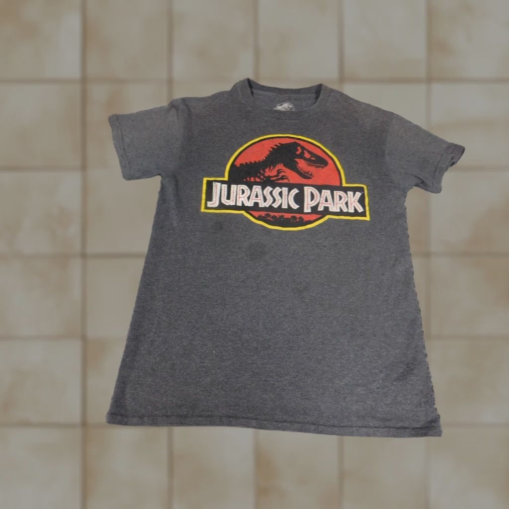 Vintage Jurassic Park Mens Shirt Small Gray Logo Movie Size US S / EU 44-46 / 1 - 1 Thumbnail