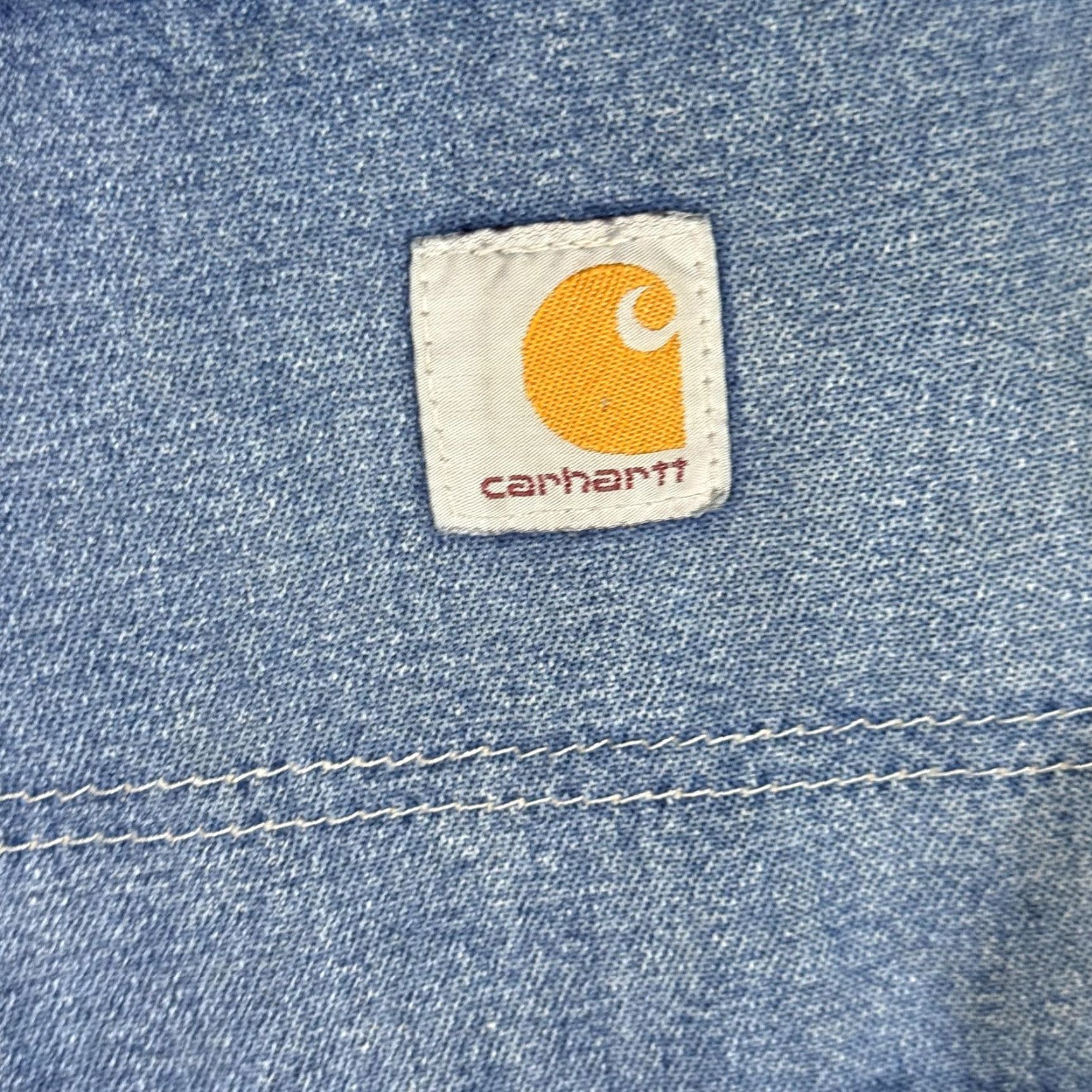 Carhartt Carhartt Jeans Mens 42x34 Blue Dungaree Fit Workwear Carpenter Pants Distressed Size US 42 / EU 58 - 5 Thumbnail