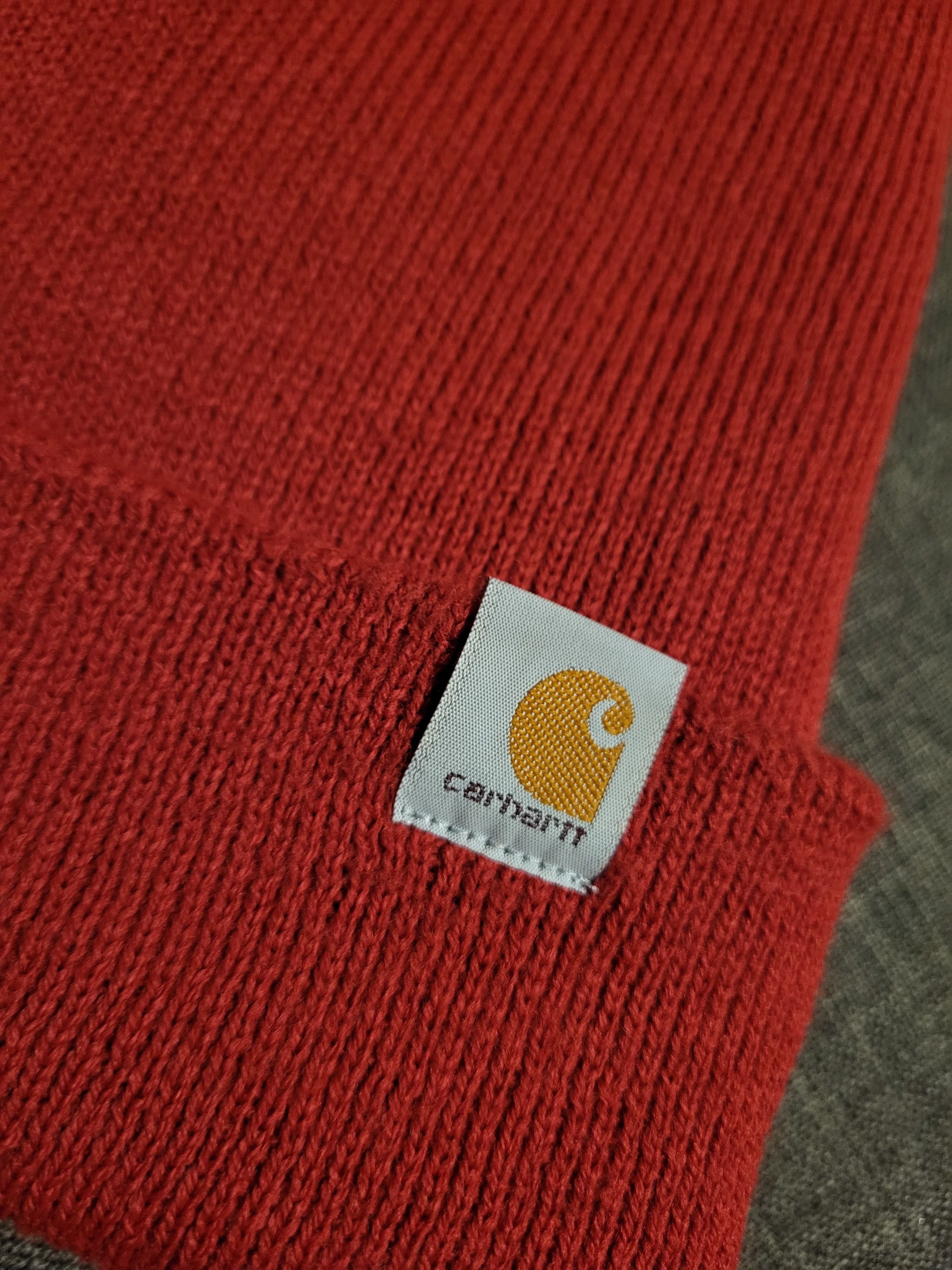 Carhartt vintage carhartt beanie skull hat big logo Size ONE SIZE - 4 Thumbnail