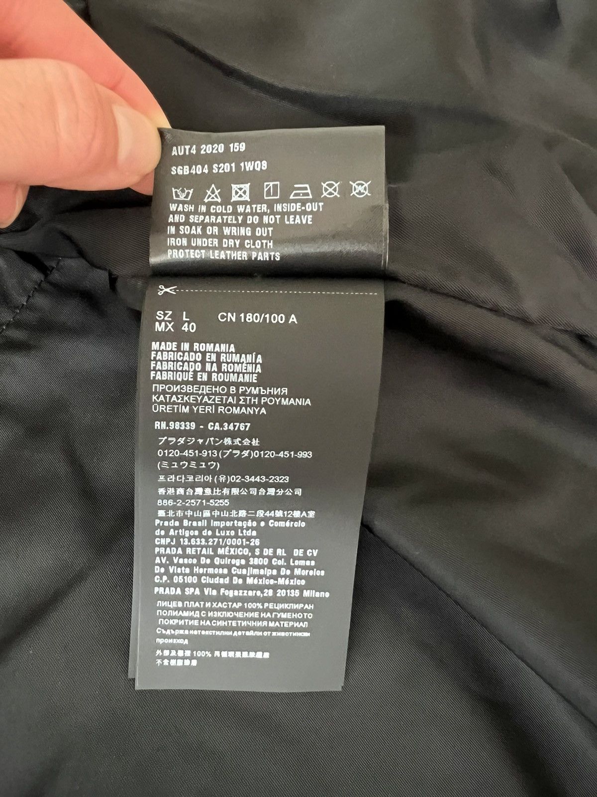 Prada Prada Nylon Cargo Jacket Size US L / EU 52-54 / 3 - 11 Thumbnail