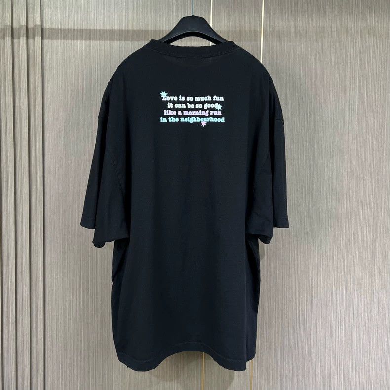 Balenciaga Balenciaga Moon Bear Destroy Print Short Sleeve 2502-Nextar Size US M / EU 48-50 / 2 - 2 Thumbnail