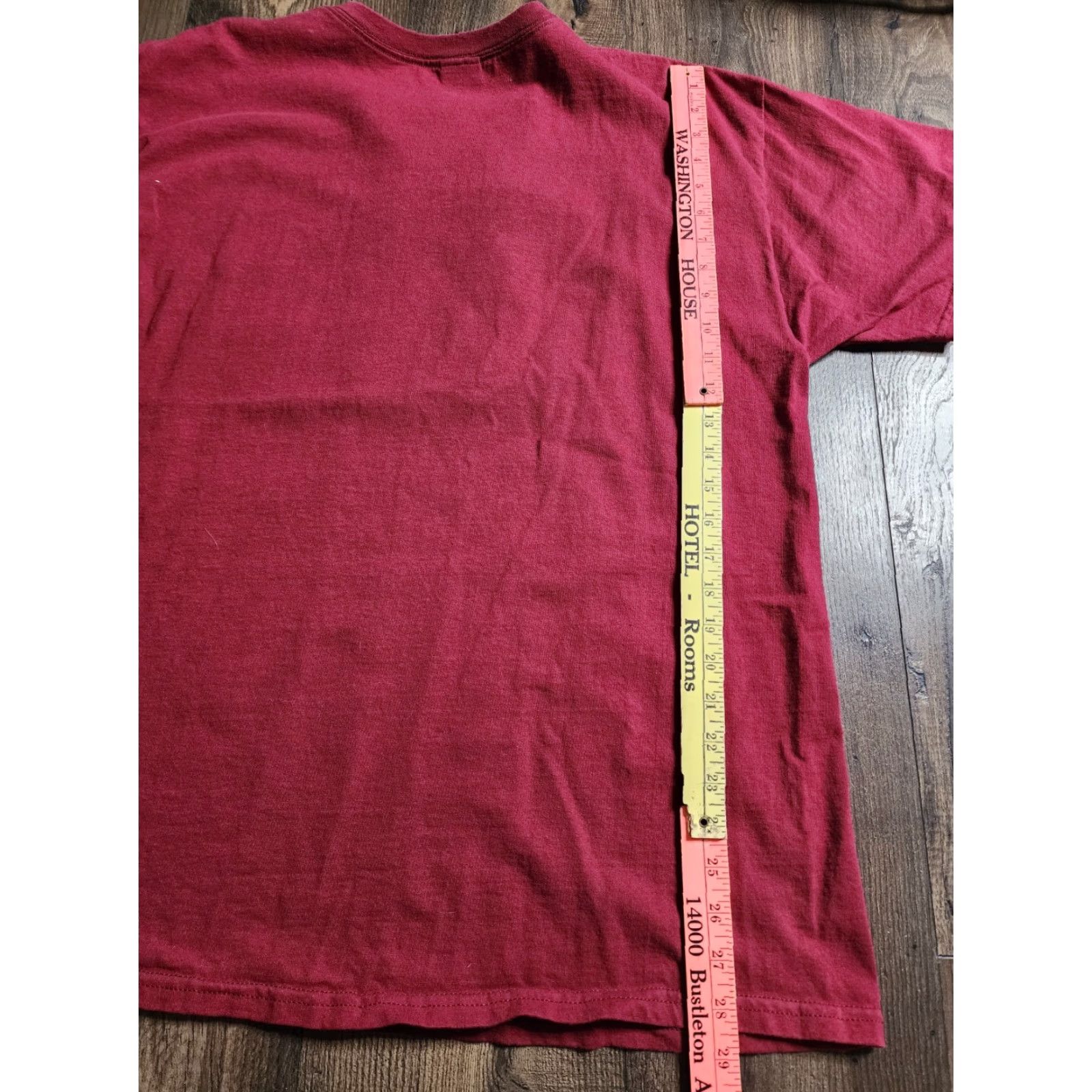 Fruit Of The Loom VINTAGE Fruit of the Loom T-Shirt Bourbon Street New Orleans Travel Souvenir Crew Neck Men XL Red Embroidered 2000s Shirts Mens Size US XL / EU 56 / 4 - 3 Thumbnail