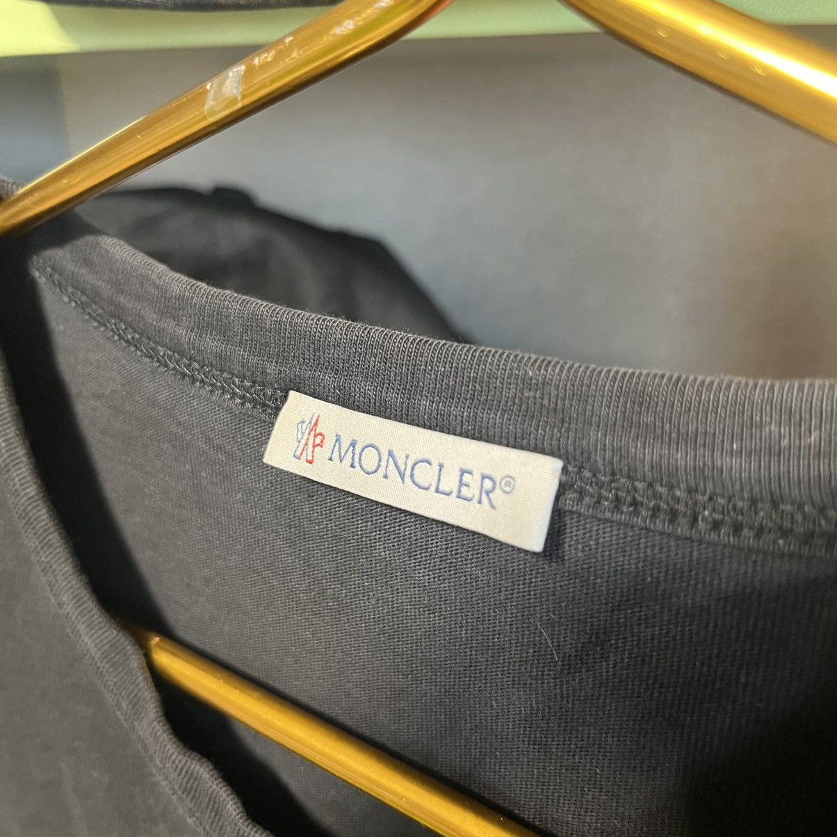 Moncler MONCLER LUXURY BLACK T SHIRT Size US L / EU 52-54 / 3 - 3 Thumbnail