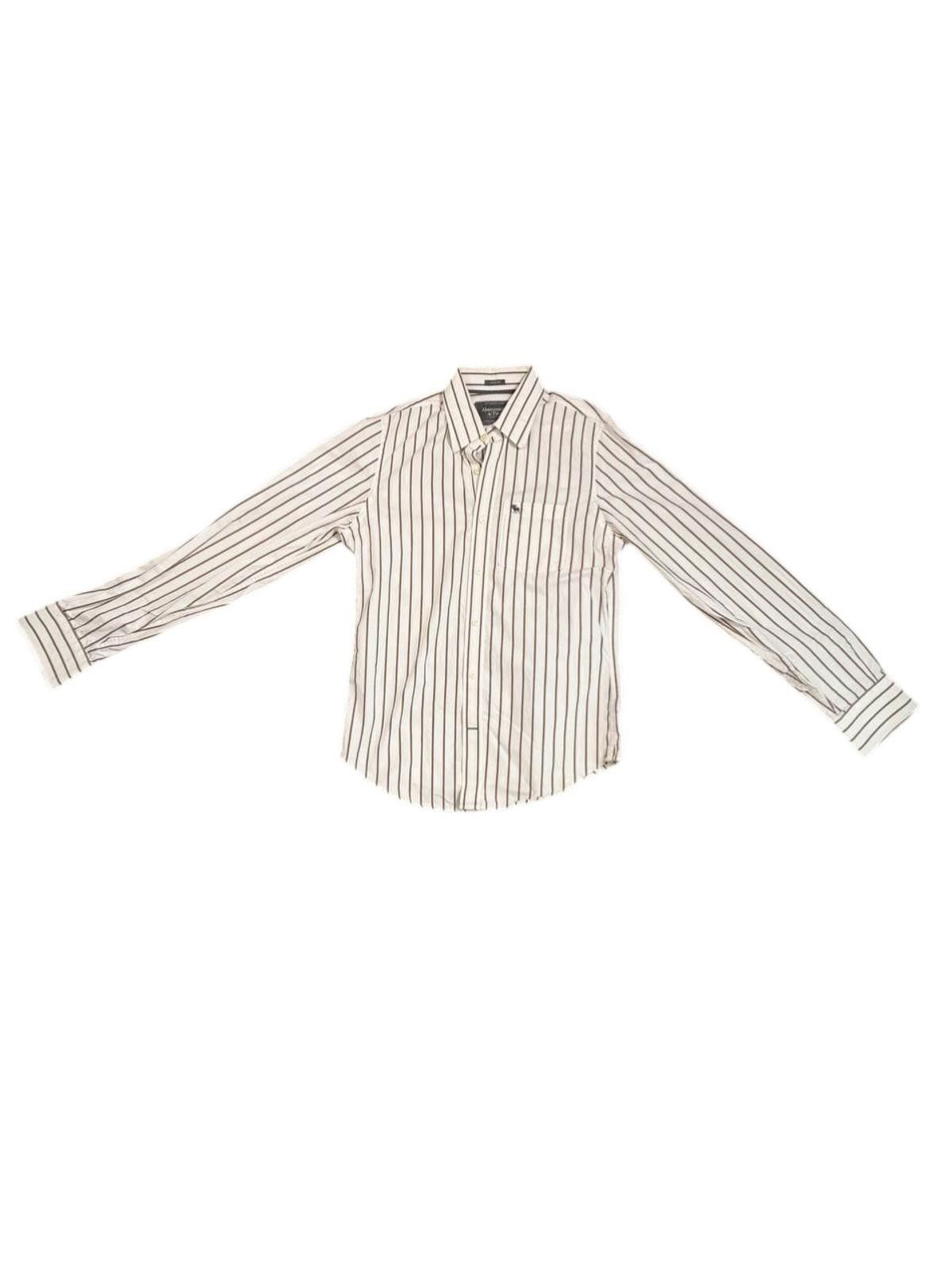 Abercrombie & Fitch Abercrombie & Fitch "Muscle" Striped Button-Up L/S Sz Medium Size US M / EU 48-50 / 2 - 1 Thumbnail