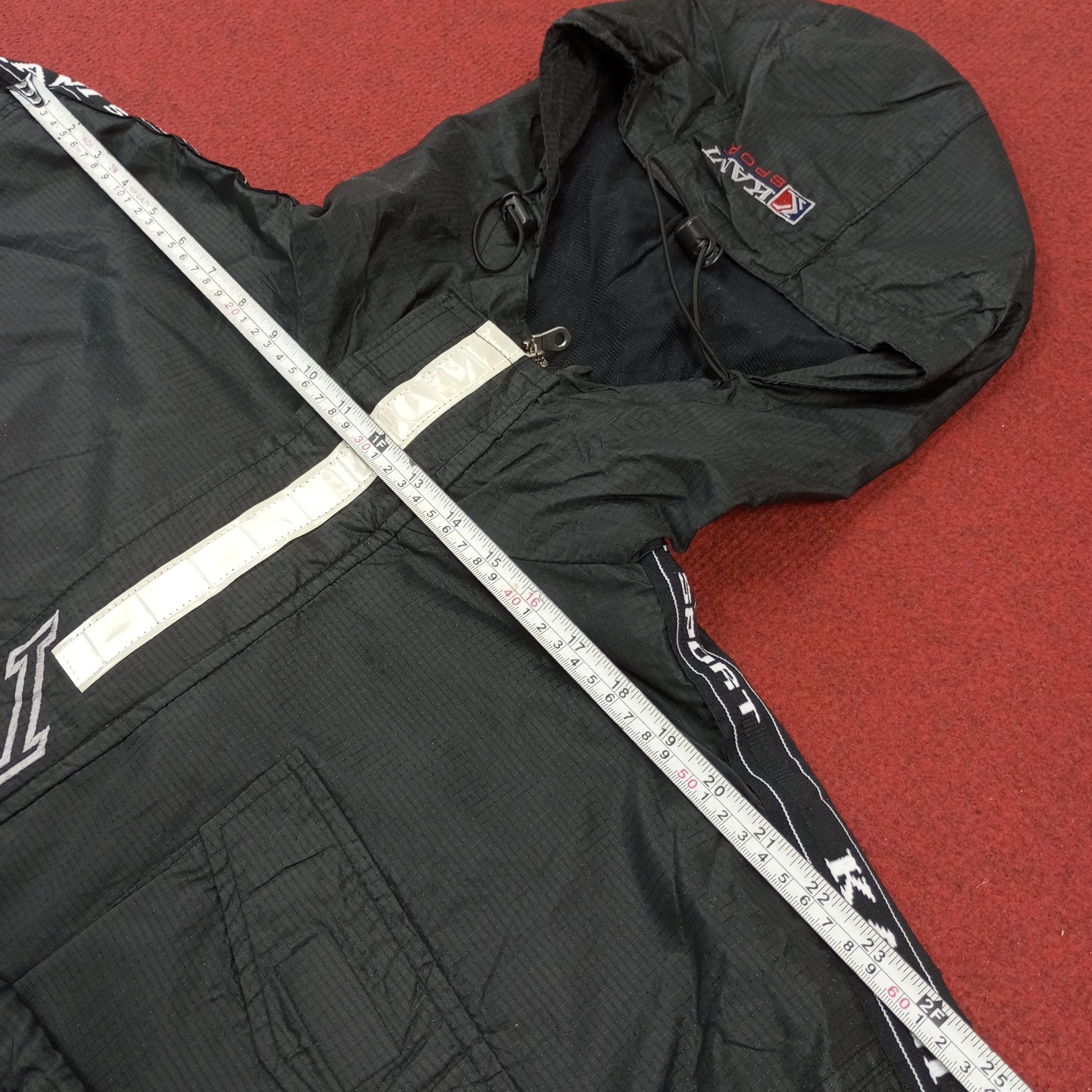 Karl Kani × Vintage Karl Kani Jeans Big Spellout Design Windbreaker Jacket Size US XXL / EU 58 / 5 - 8 Thumbnail