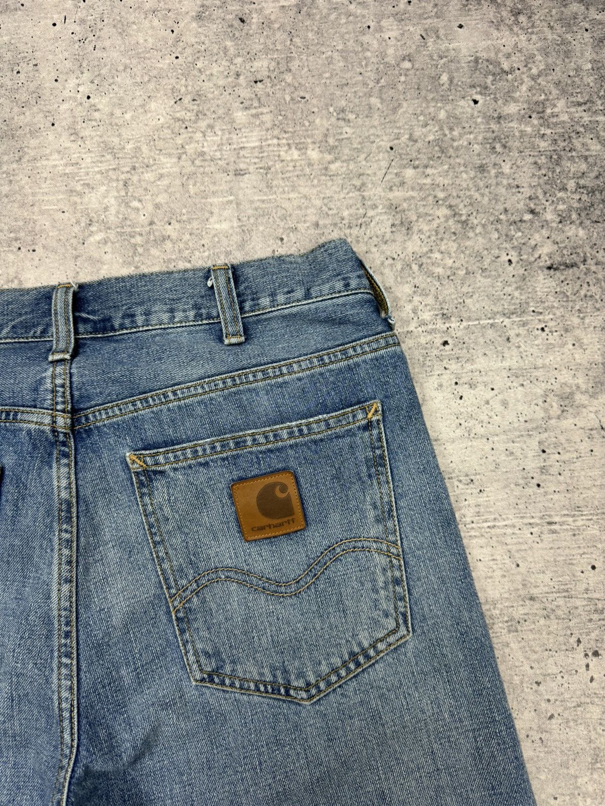 Carhartt Vintage Carhartt WIP Marlow Pant Stonewashed Denim Jeans Size US 29 - 20 Thumbnail