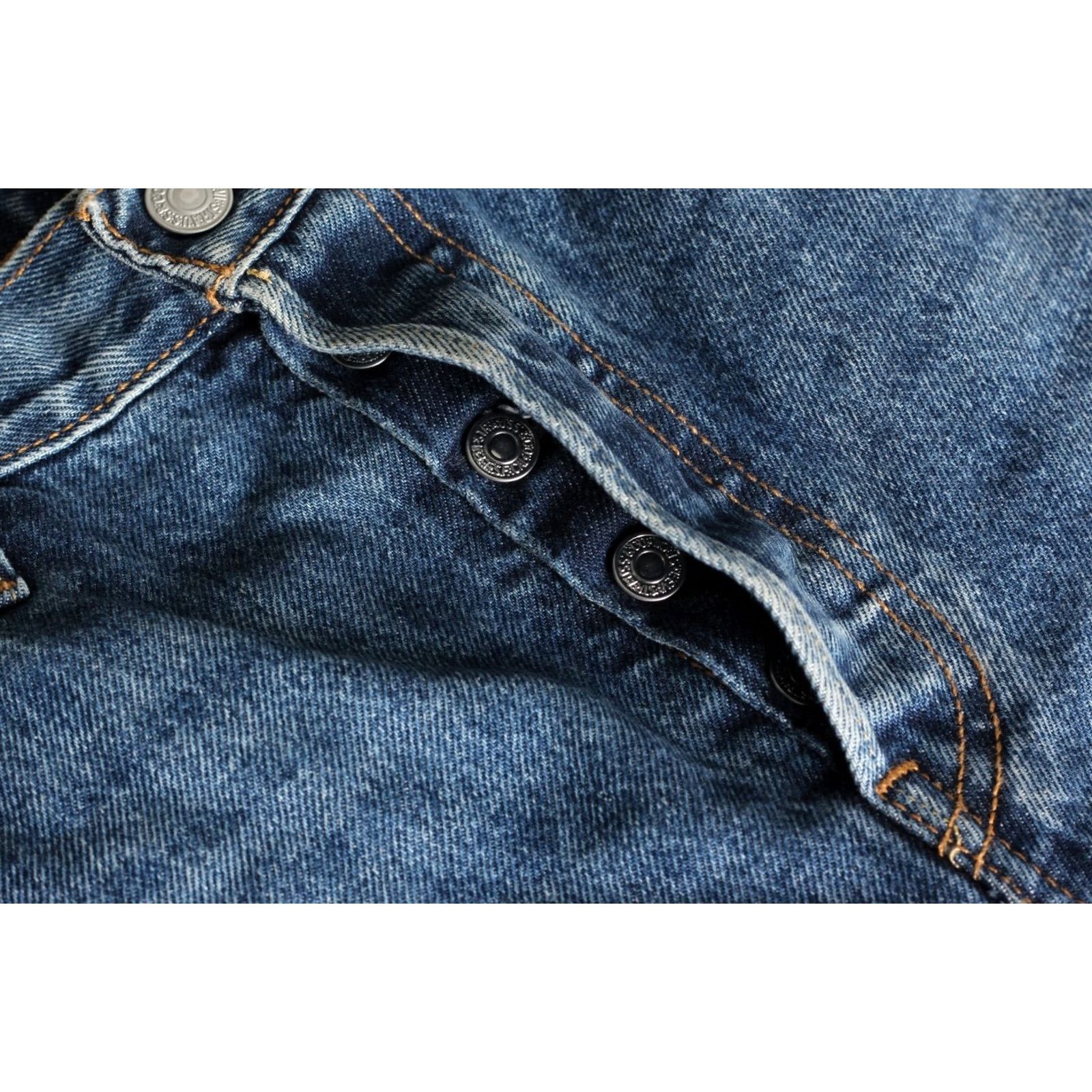 Levi's VINTAGE? No. Levi's 501 Original Cropped PREMIUM Big E Jeans Women W29 L26 DZ6348 - Levi's 501 Cropped Jeans - Women, 29/26, Blue Size 29" - 6 Thumbnail
