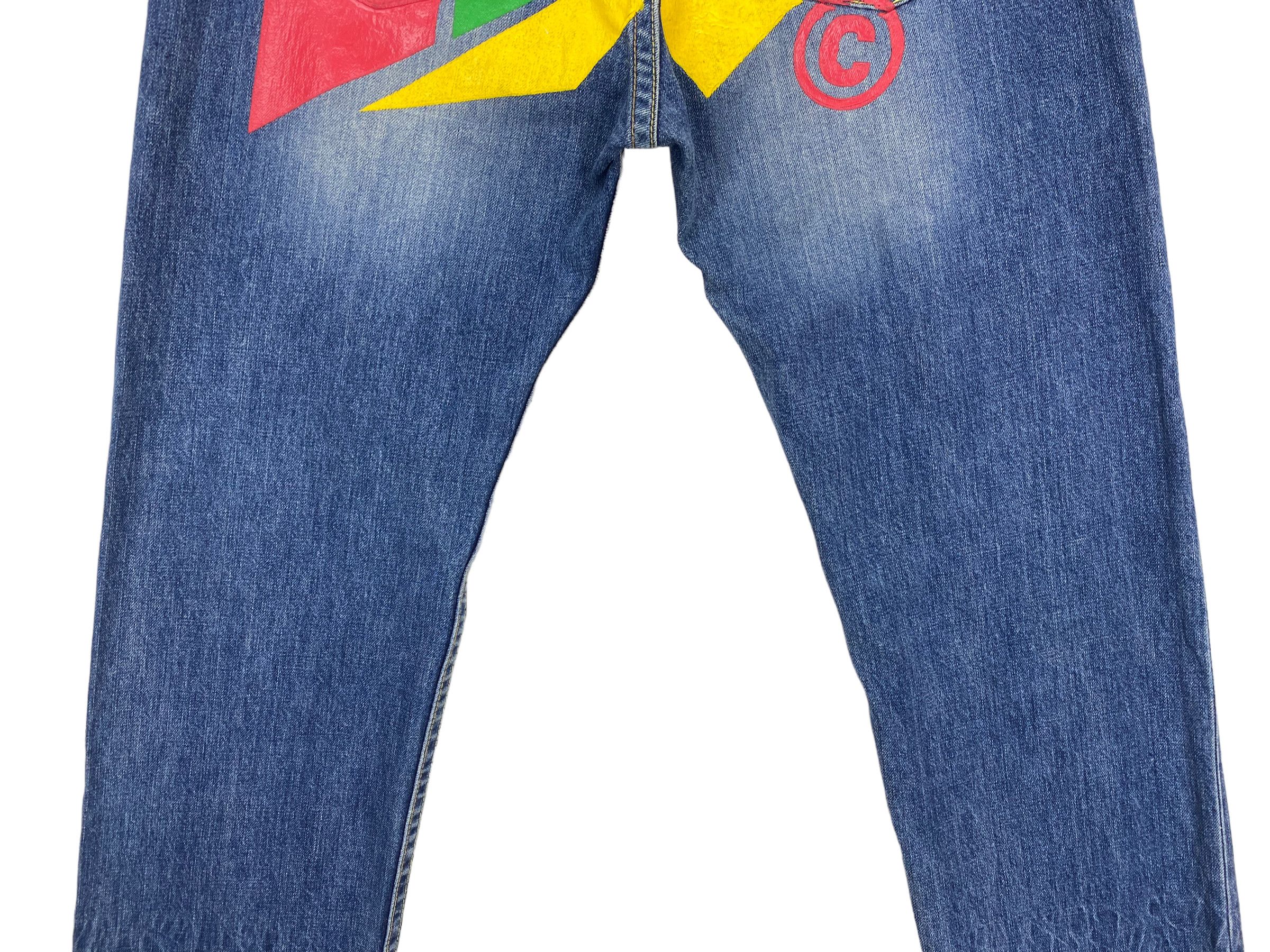 Japanese Brand Co & Lu Denim Surf Color Block Jeans Size US 32 / EU 48 - 7 Thumbnail
