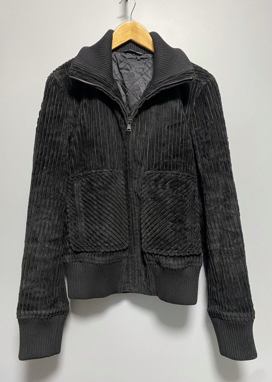 Dolce & Gabbana Dolce Gabbana D&G Black Velvet Bomber Light Jacket Size US M / EU 48-50 / 2 - 2 Thumbnail