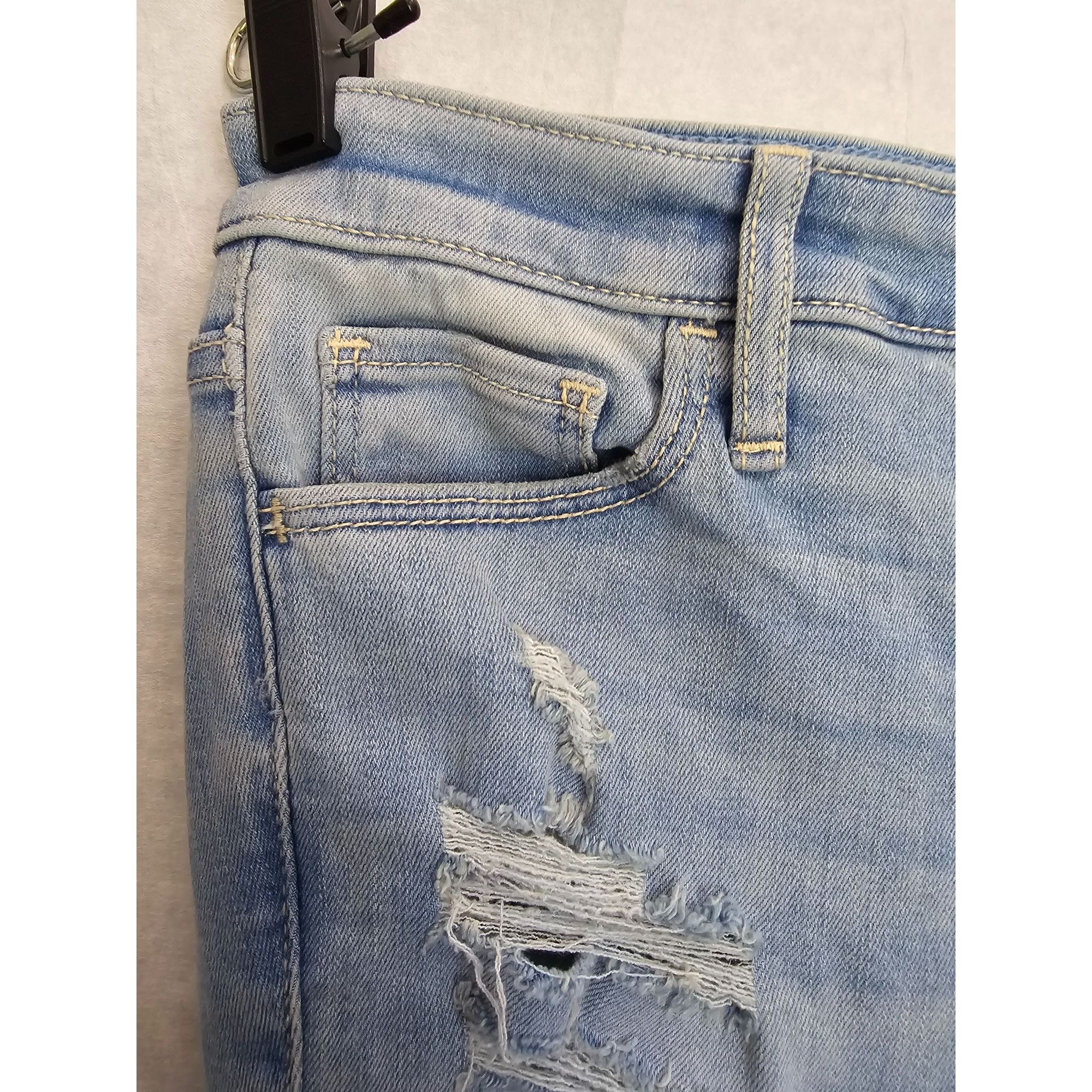 Hollister Hollister Distressed High-Rise Super Skinny Jeans Size 9 Lig Size 29" - 6 Thumbnail