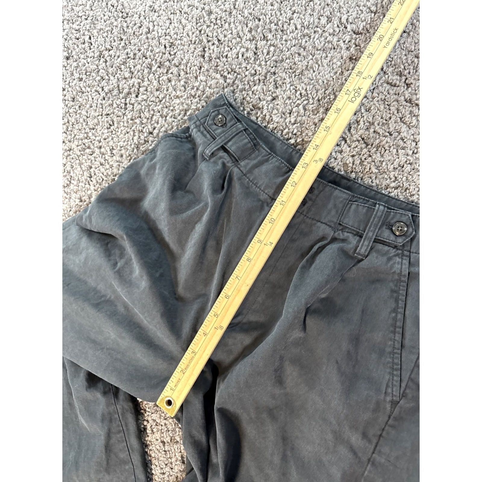 Madewell Madewell Pants Women 6 The Harlow Wide-Leg Lyocell Cotton Linen Gray Women 6 Wide Leg Pant Gray Size 28" / US 6 / IT 42 - 5 Thumbnail