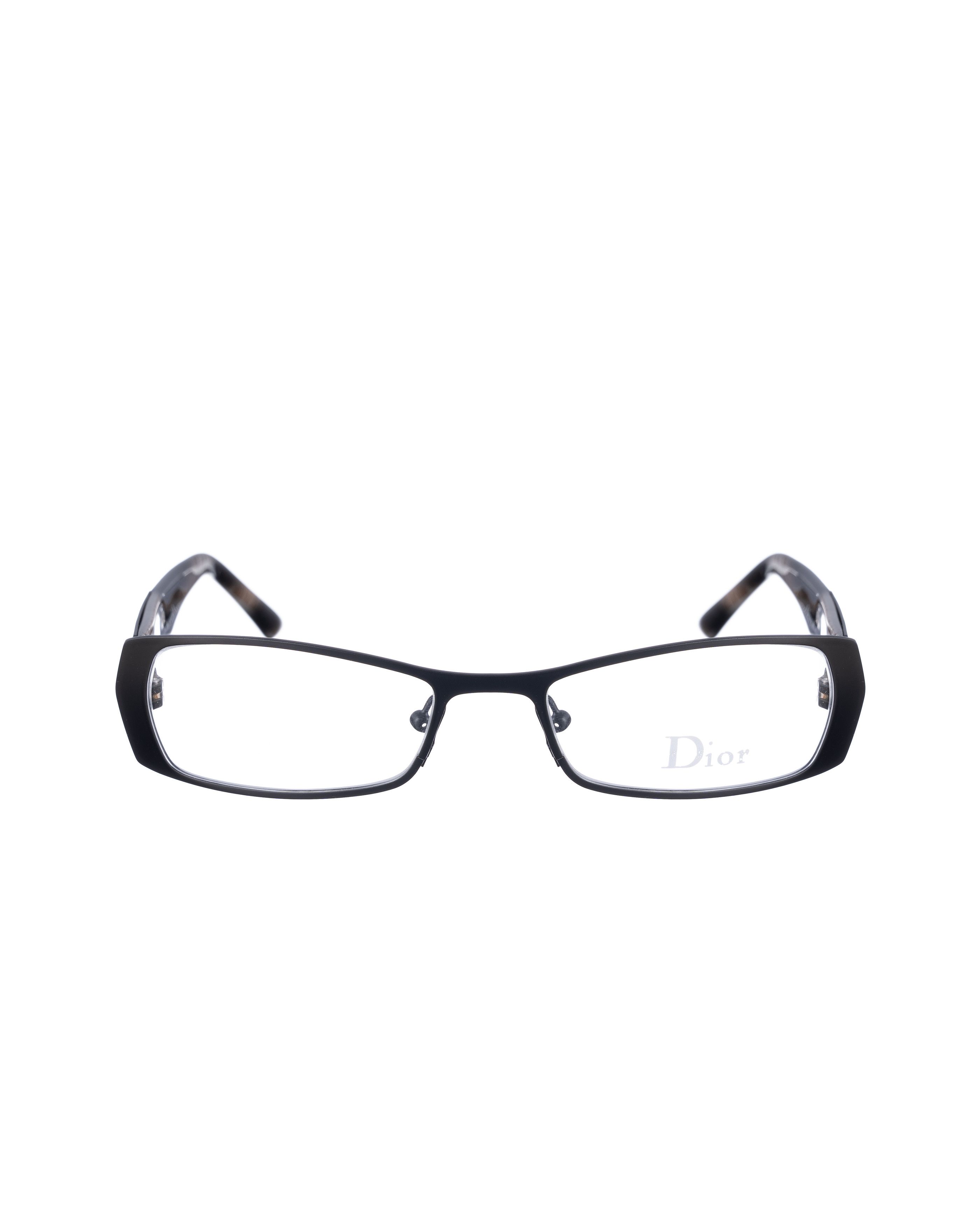 Dior 00s Matte Retro Glasses with Animal Print