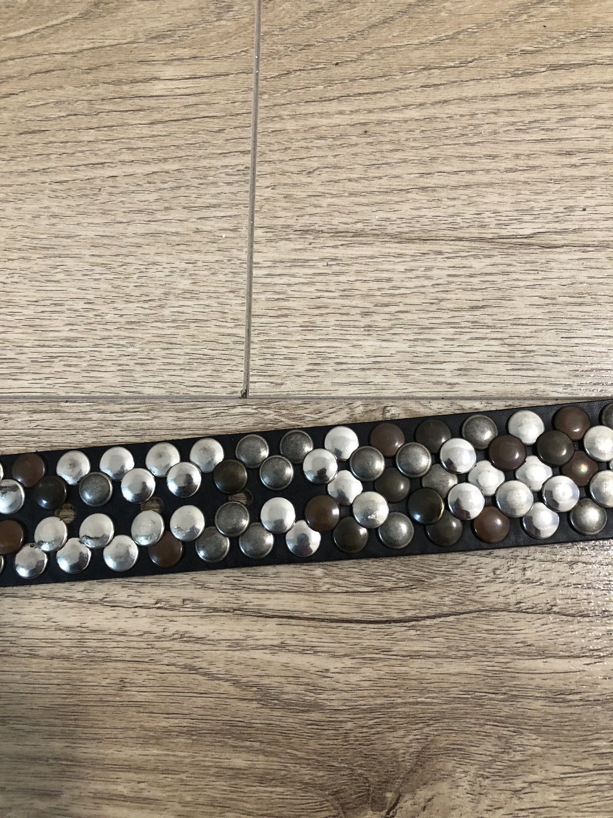 Other Vintage Belts Y2K Rhinestones Punk leather belt Japanese Size ONE SIZE - 3 Thumbnail