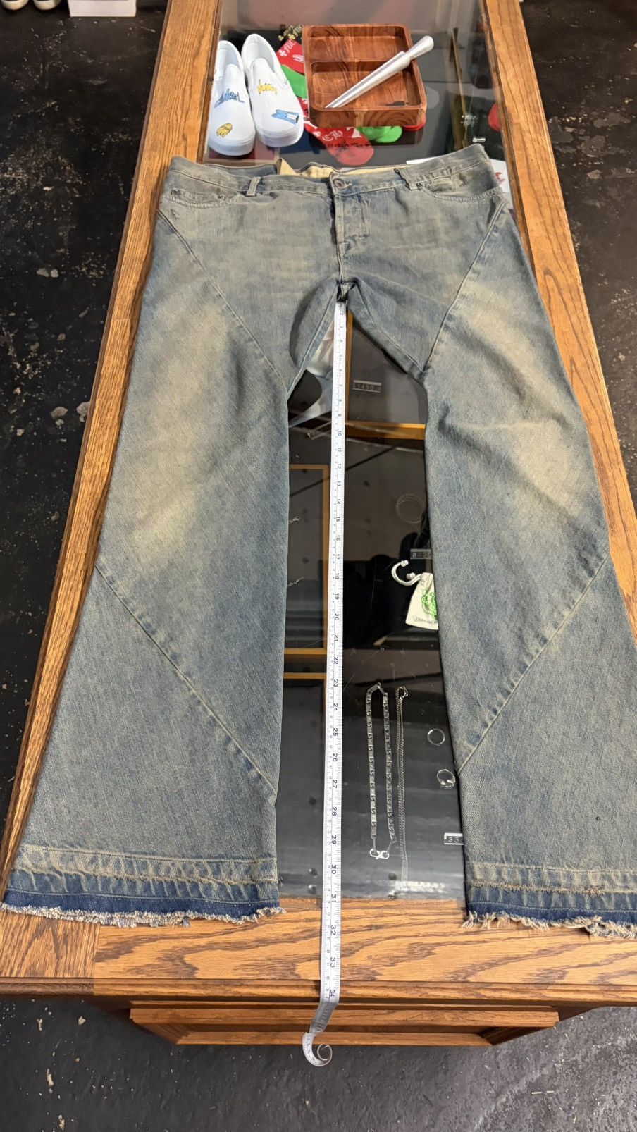Rick Owens Rick Owens DRKSHDW Olmar and Mirta spiral jeans Size US 36 / EU 52 - 10 Thumbnail