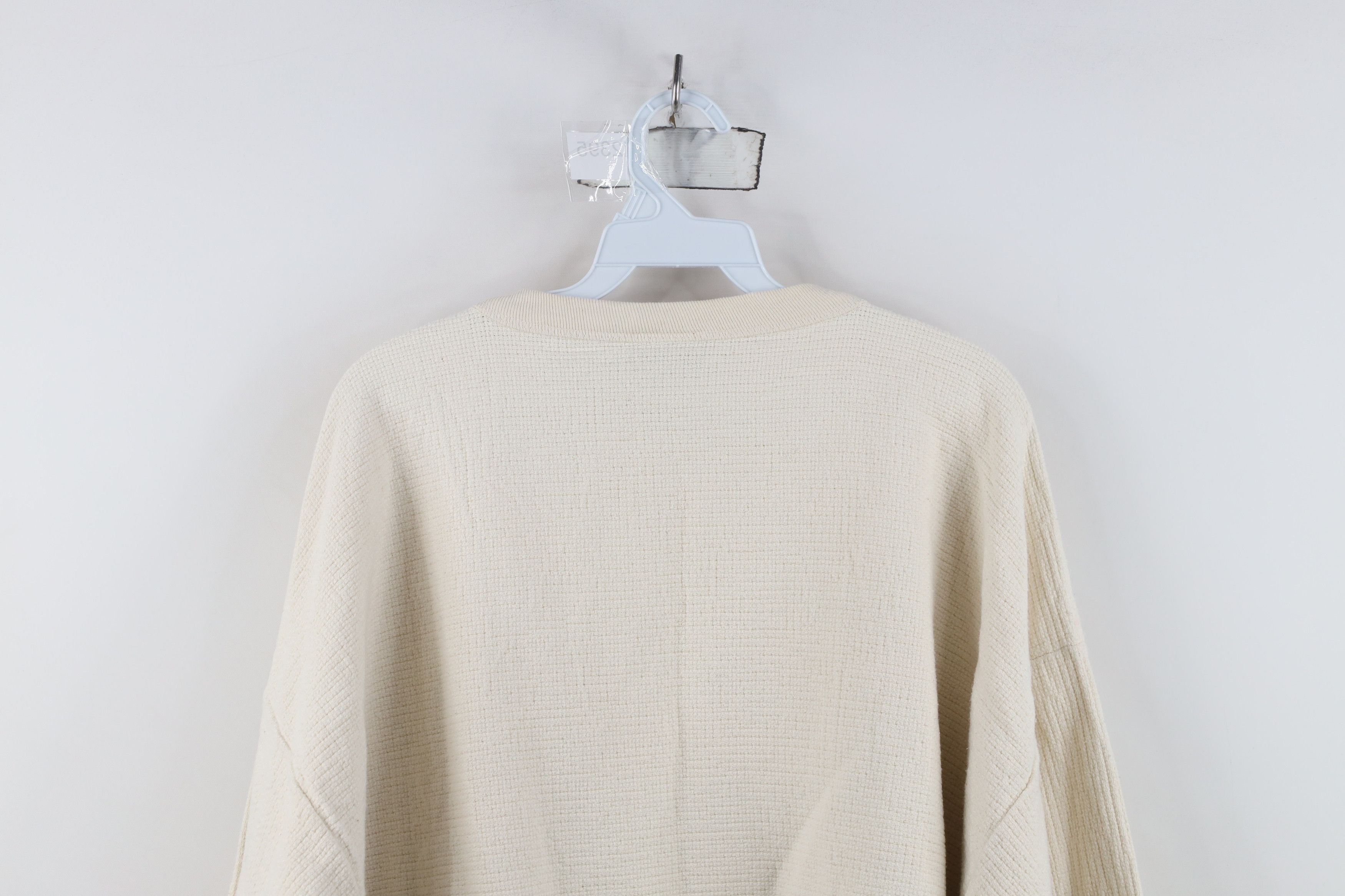 Vintage Vintage 90s Country Farmhouse Cotton Weave Knit Sweater USA Size XXL / US 16-18 / IT 52-54 - 12 Thumbnail