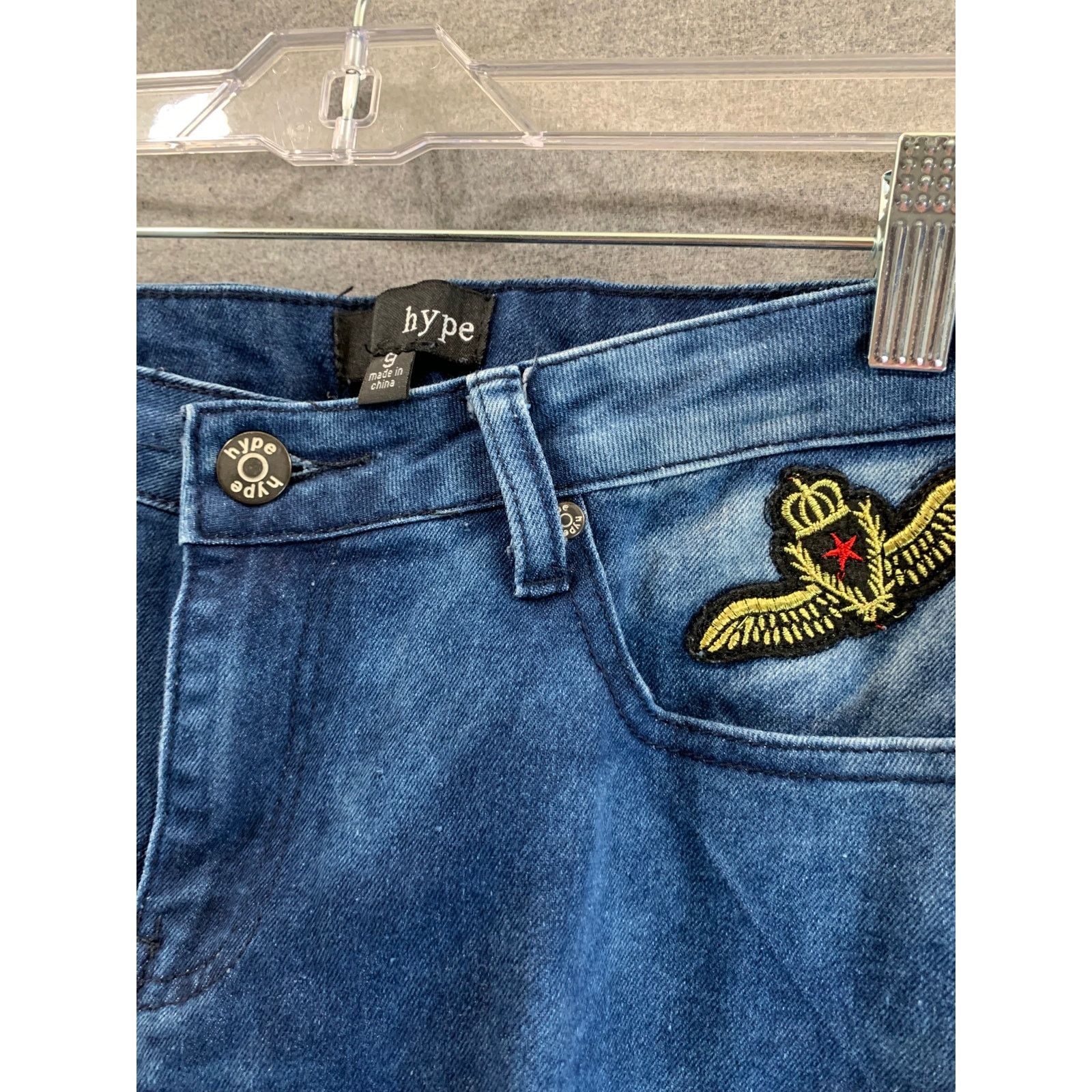 Other HYPE Jeans Women Size 9 Blue Denim Jeans Size 30" / US 8 / IT 44 - 7 Thumbnail