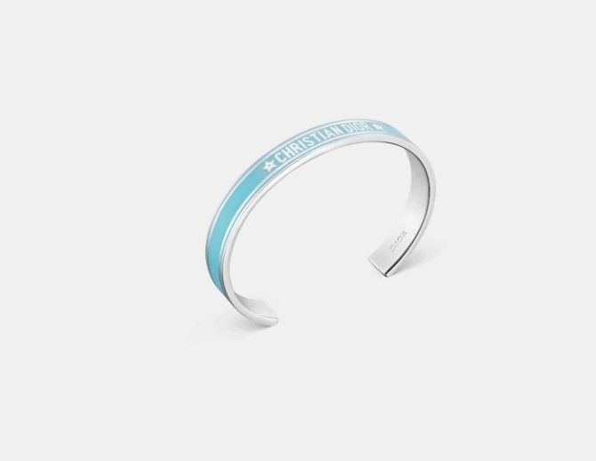 Dior o1w1db11224 Size: OS / Code Bangle in Silver & Turquoise Size ONE SIZE - 1 Thumbnail
