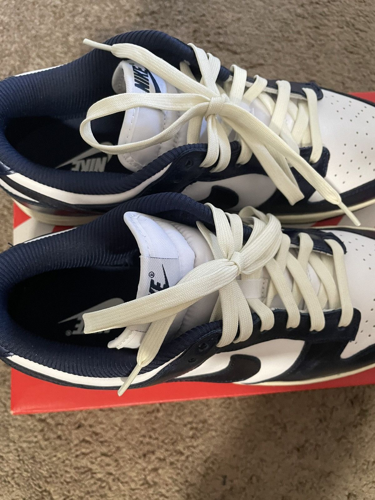 Nike Nike Dunk Low prm “Vintage Navy” Size US 10 / EU 43 - 8 Thumbnail