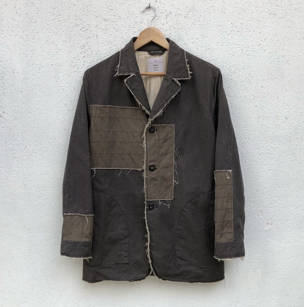 Japanese Brand Vintage Field Town Plus Patchwork Distressed Design Jacket Size US L / EU 52-54 / 3 - 2 Thumbnail