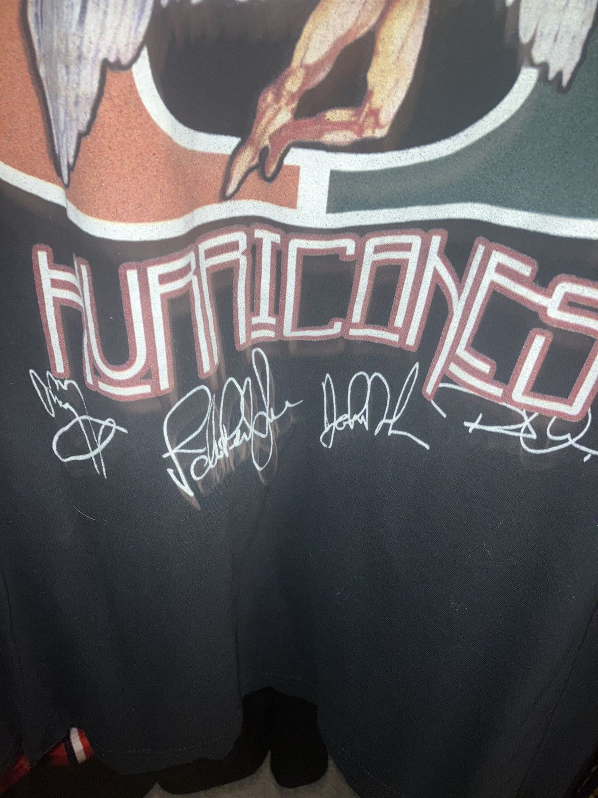 Gildan Vintage Led Zeppelin miami hurricanes graphic logo Shirt XL Size US XL / EU 56 / 4 - 5 Thumbnail