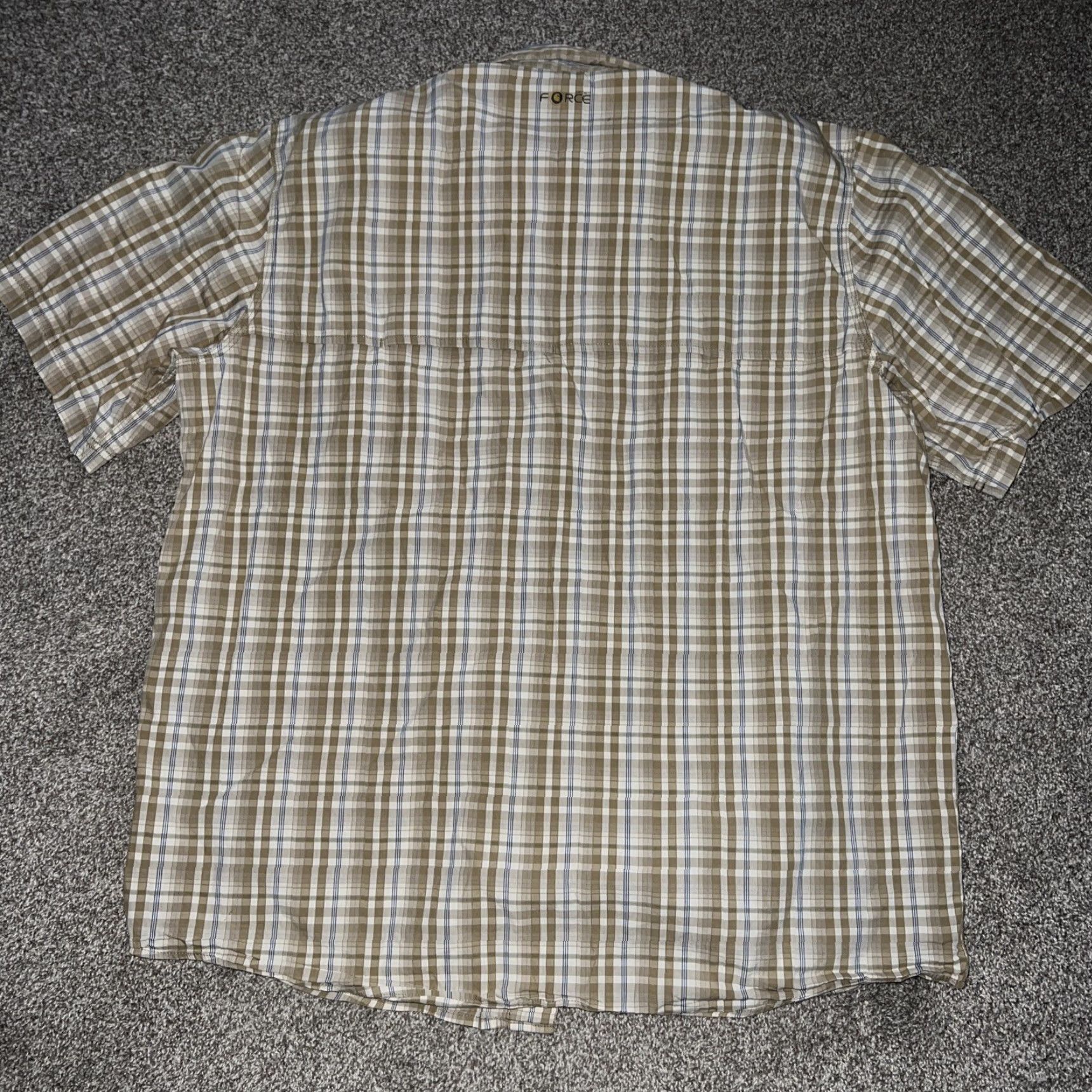 Carhartt Carhartt Beige Plaid Button Down Shirt Mens Size XL Size US XL / EU 56 / 4 - 4 Thumbnail