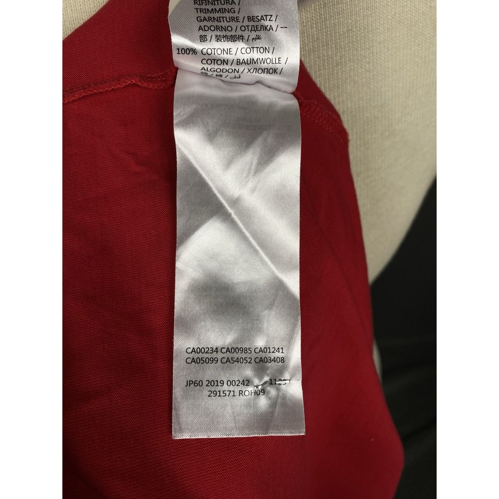 Alexander McQueen Alexander McQueen Big Logo McQ Men's Red T-Shirt Size L Size US L / EU 52-54 / 3 - 13 Thumbnail