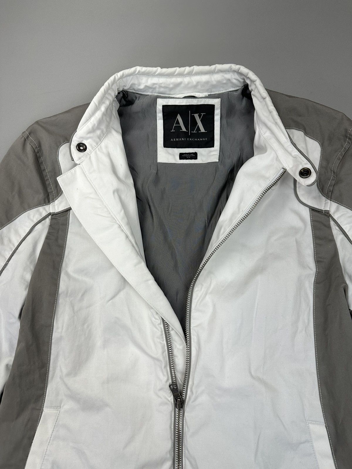 Armani Exchange Armani Exchange Cotton Biker Jaket Medium Size US M / EU 48-50 / 2 - 3 Thumbnail