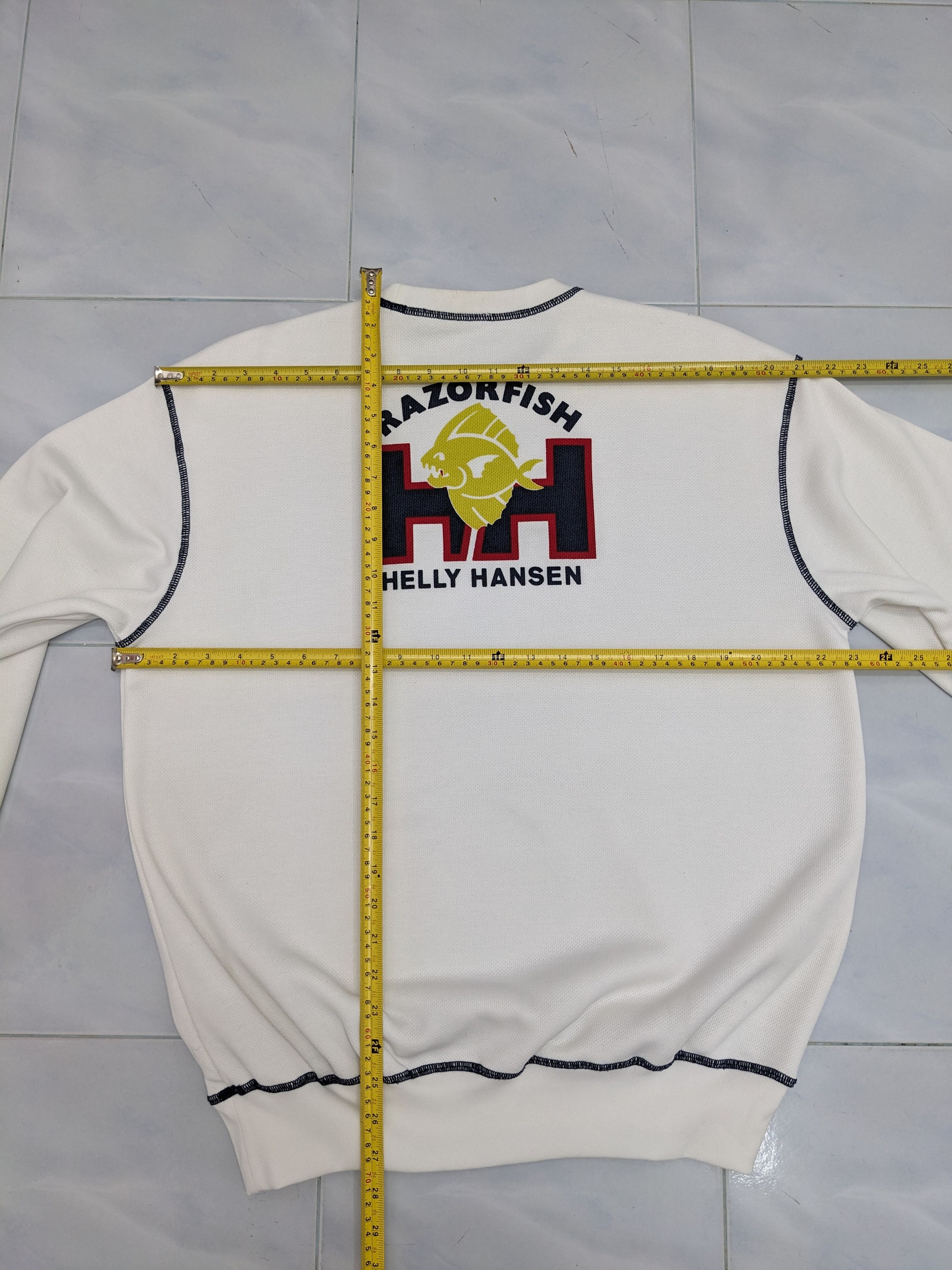 Helly Hansen Helly Hansen Razorfish White Polyester Sweatshirt Size US M / EU 48-50 / 2 - 8 Thumbnail