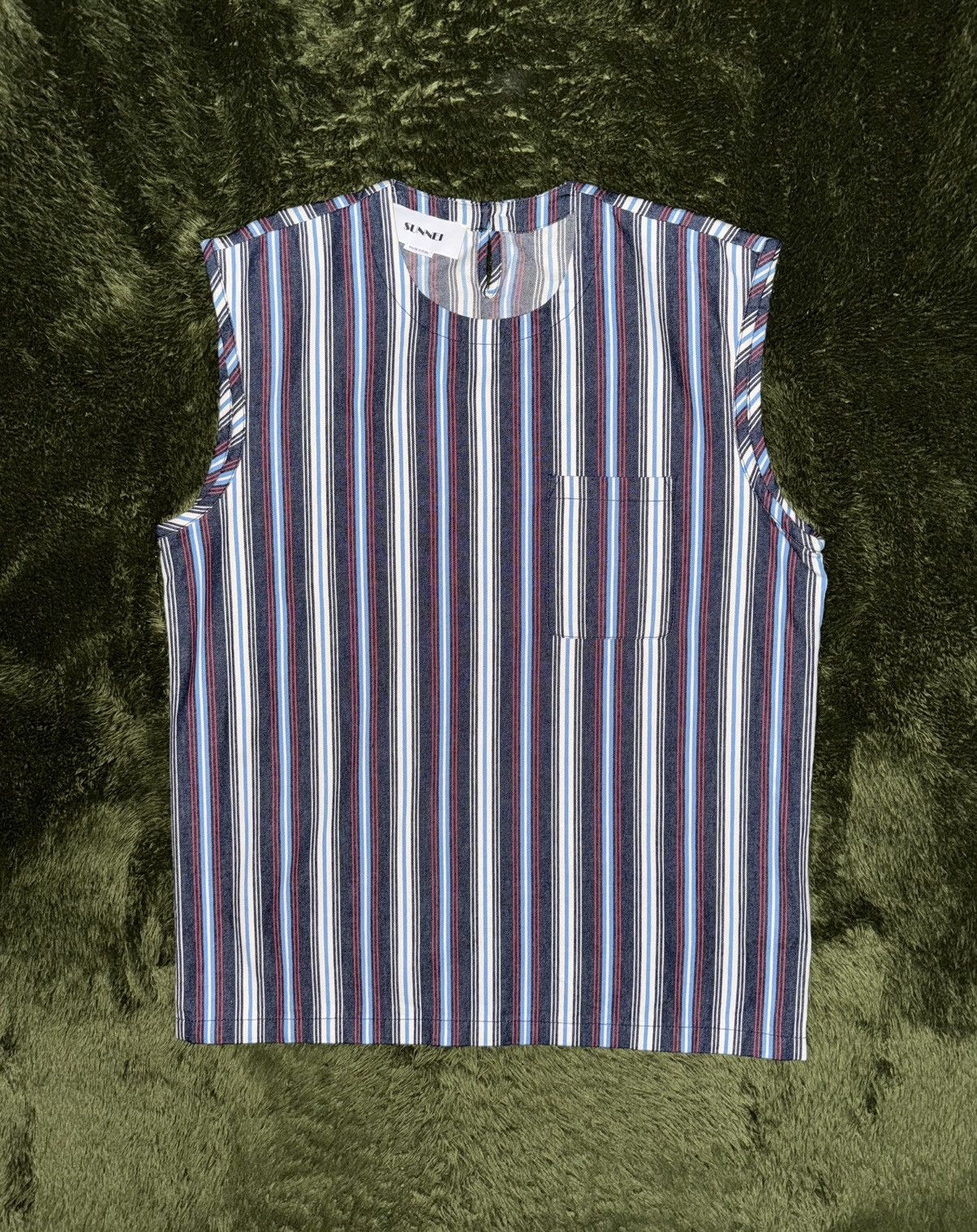 Sunnei [M] SUNNEI Striped Sleeveless Top Made in Italy Size US M / EU 48-50 / 2 - 1 Thumbnail