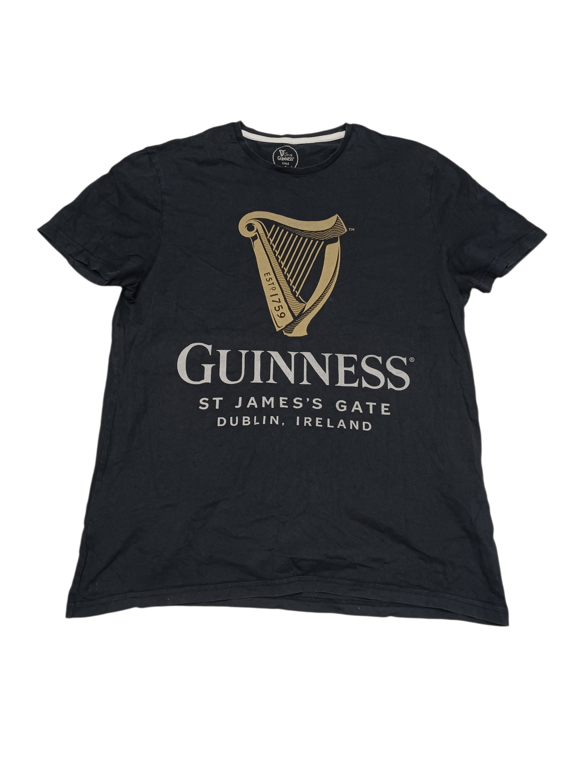 Other GUINNESS DUBLIN IRELAND VINTAGE BIGLOGO MERCH TEE Size US L / EU 52-54 / 3 - 1 Thumbnail