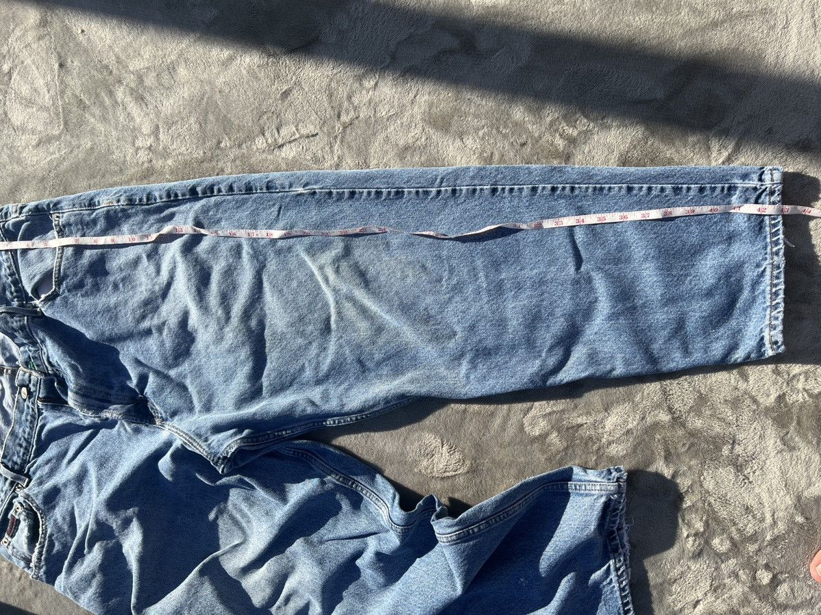 Tommy Hilfiger Vintage 90’s Baggy Tommy Hilfiger Jeans Big Logo Size US 36 / EU 52 - 7 Thumbnail