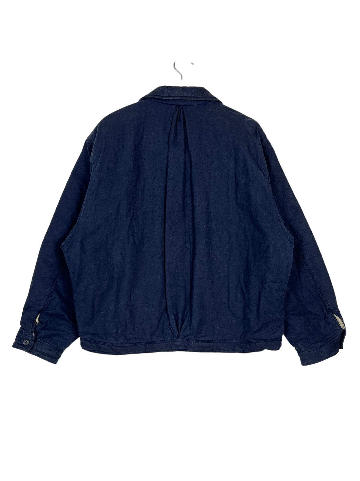 Issey Miyake RARE VINTAGE 80s GA-Z STYLE BLUE WAY CRONICAL BOMBER JACKET Size US L / EU 52-54 / 3 - 8 Thumbnail