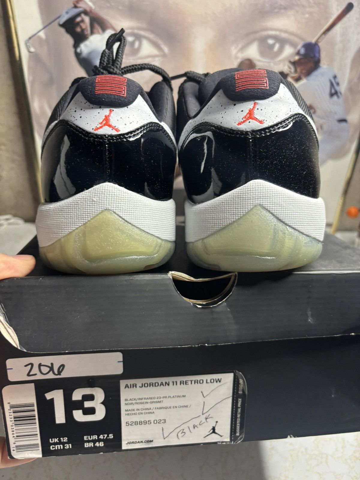 Jordan Brand Air Jordan 11 Retro Low Infrared Size US 13 / EU 46 - 7 Thumbnail