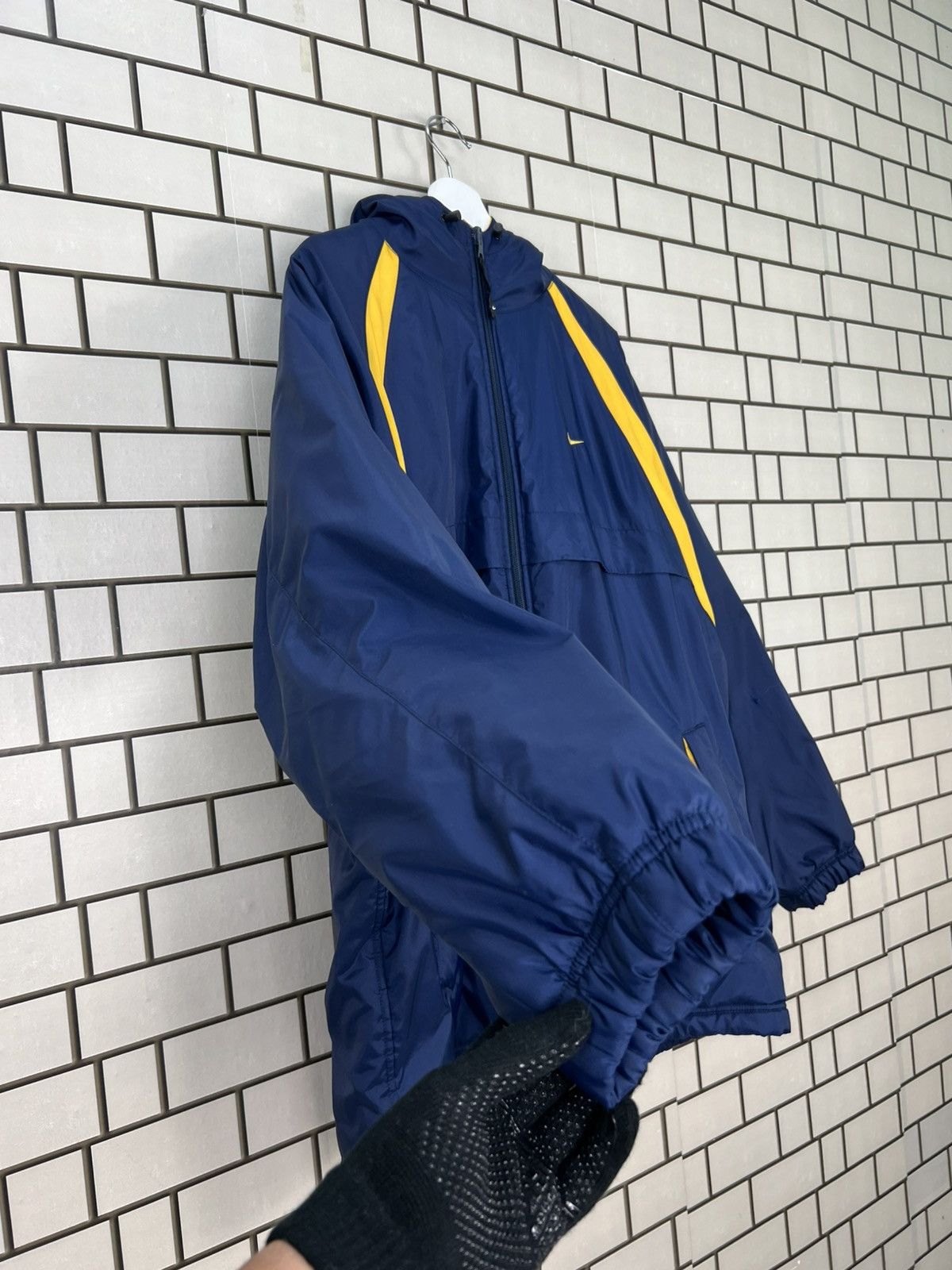 Nike Vintage Nike Hooded Reversible Jacket Size US L / EU 52-54 / 3 - 6 Thumbnail