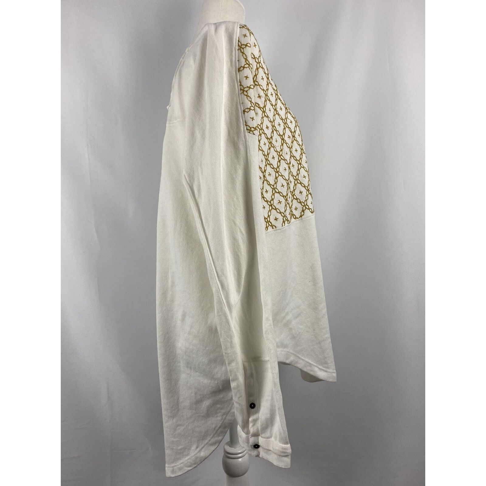Free People Free People Free Spirit Tee / Creme Combo Size XS A002073 Size XS / US 0-2 / IT 36-38 - 5 Thumbnail