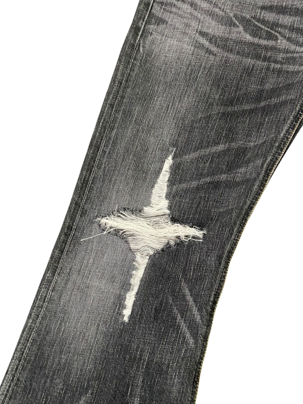 Edwin Flare Jeans Edwin 503 Japan Faded Distress Boot Cut 2🟦1 Size US 32 / EU 48 - 6 Thumbnail