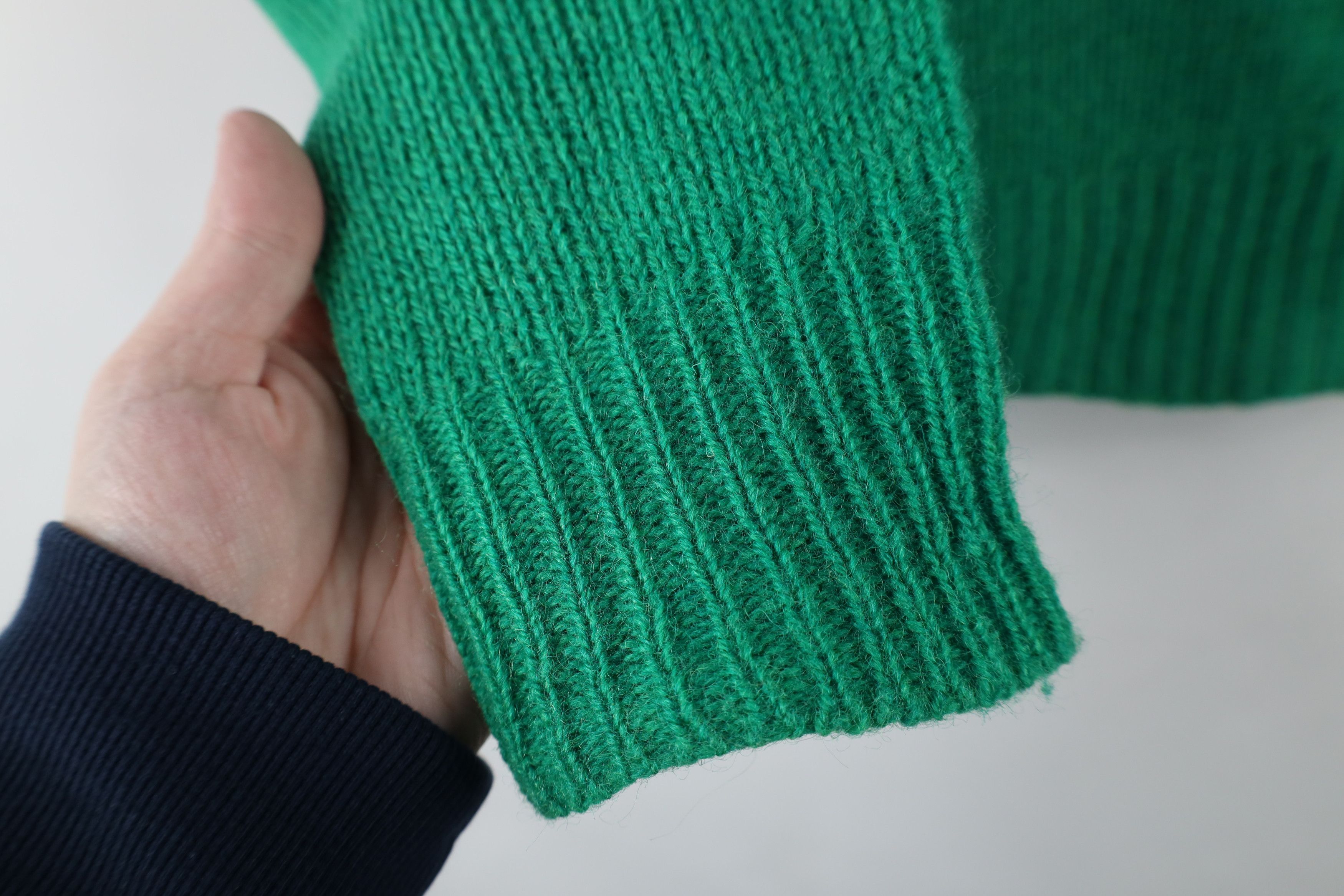 Vintage Vintage 70s Streetwear Knit Sailing Sailboat Sweater Green Size L / US 10 / IT 46 - 7 Thumbnail