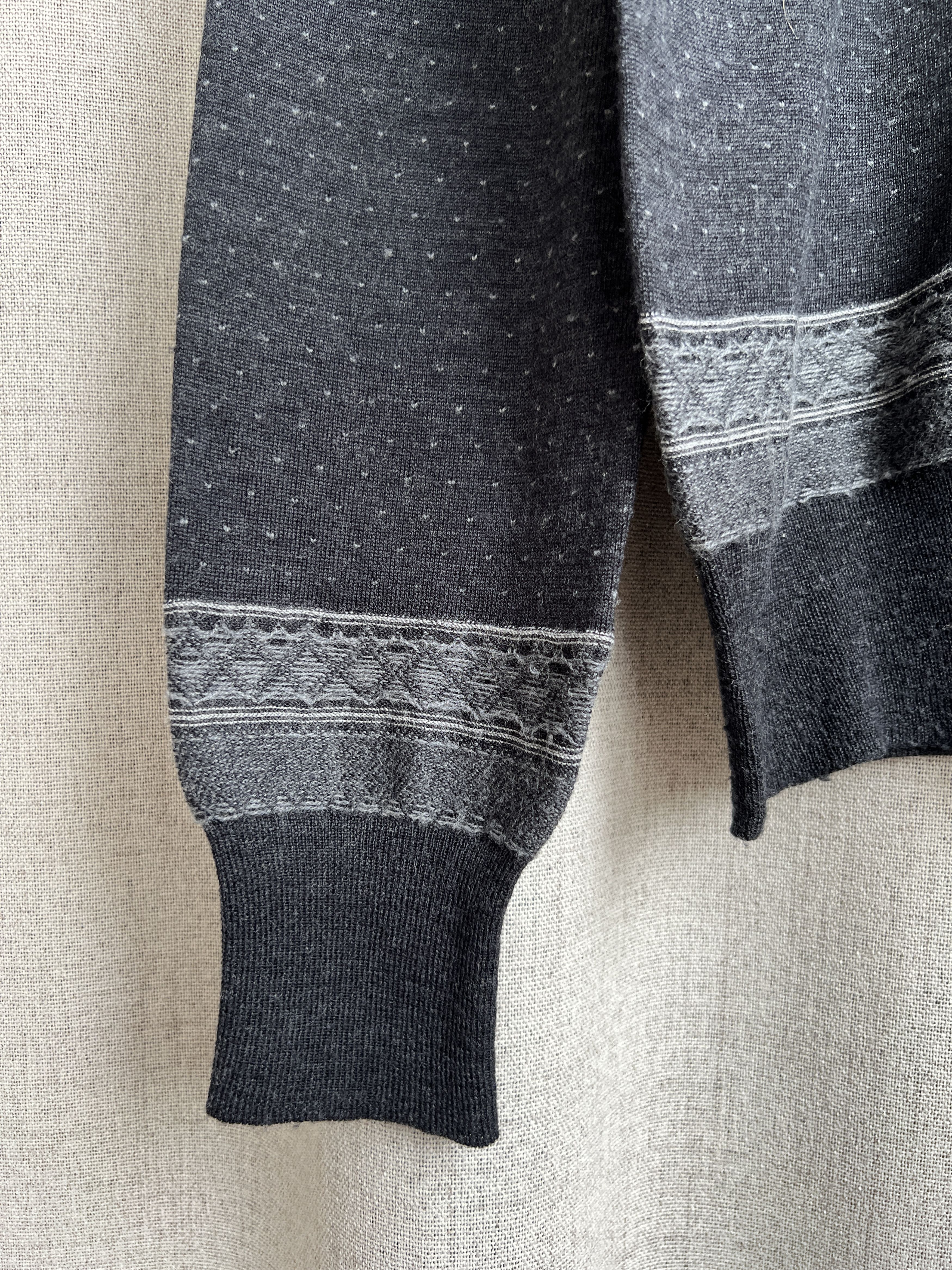 Allsaints Allsaints Yorvik Cable Knitted Wool Cardigan Sweater Size US S / EU 44-46 / 1 - 7 Thumbnail