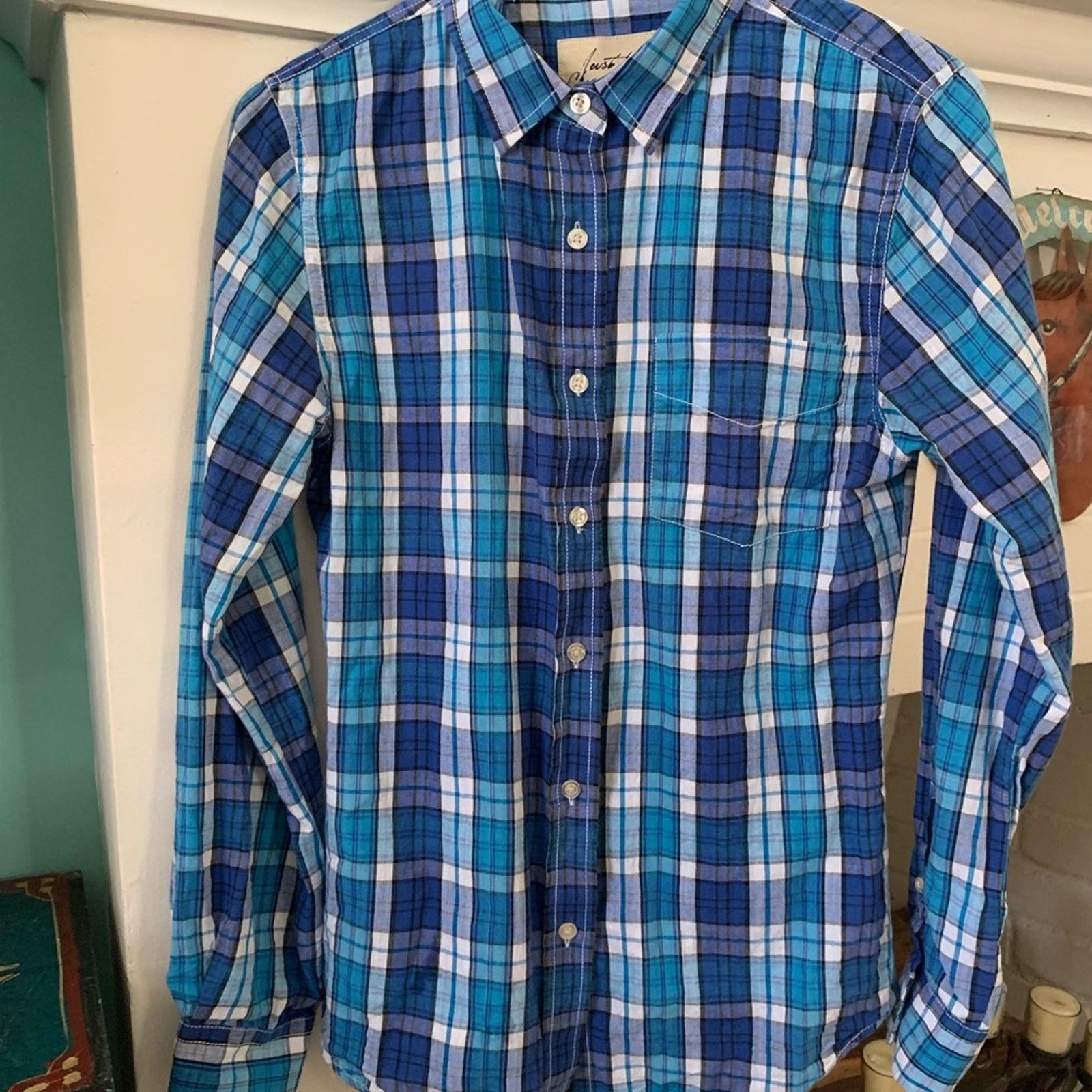 Jachs New York Men NEW JACHS NY JUST A CHEAP SHIRT PLAID BUTTONDOWN SHIRT