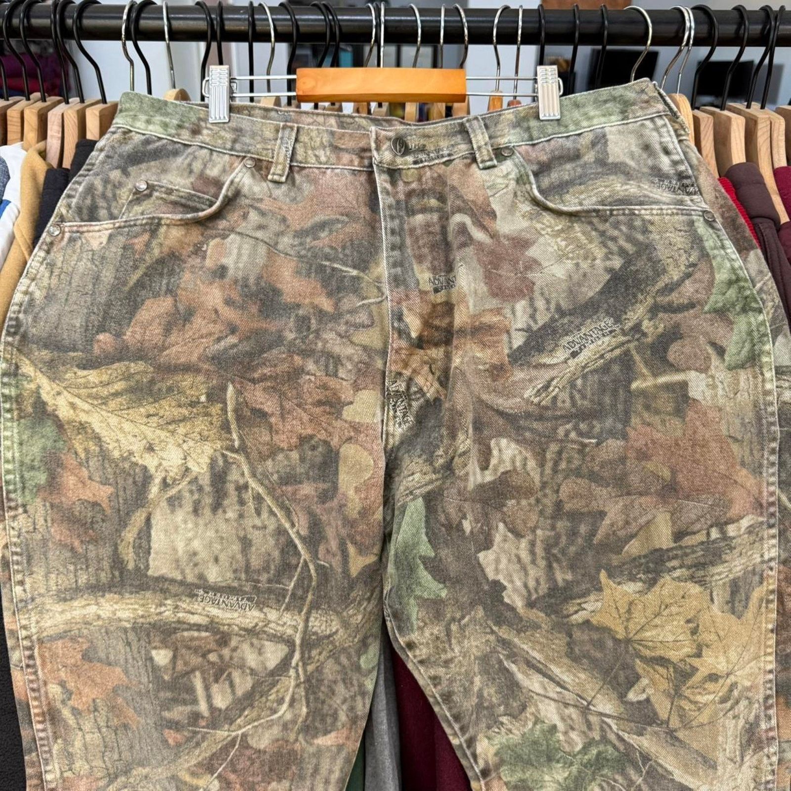 Wrangler Vintage 90s Wrangler Pro Gear Camo Pants Size US 35 - 5 Thumbnail